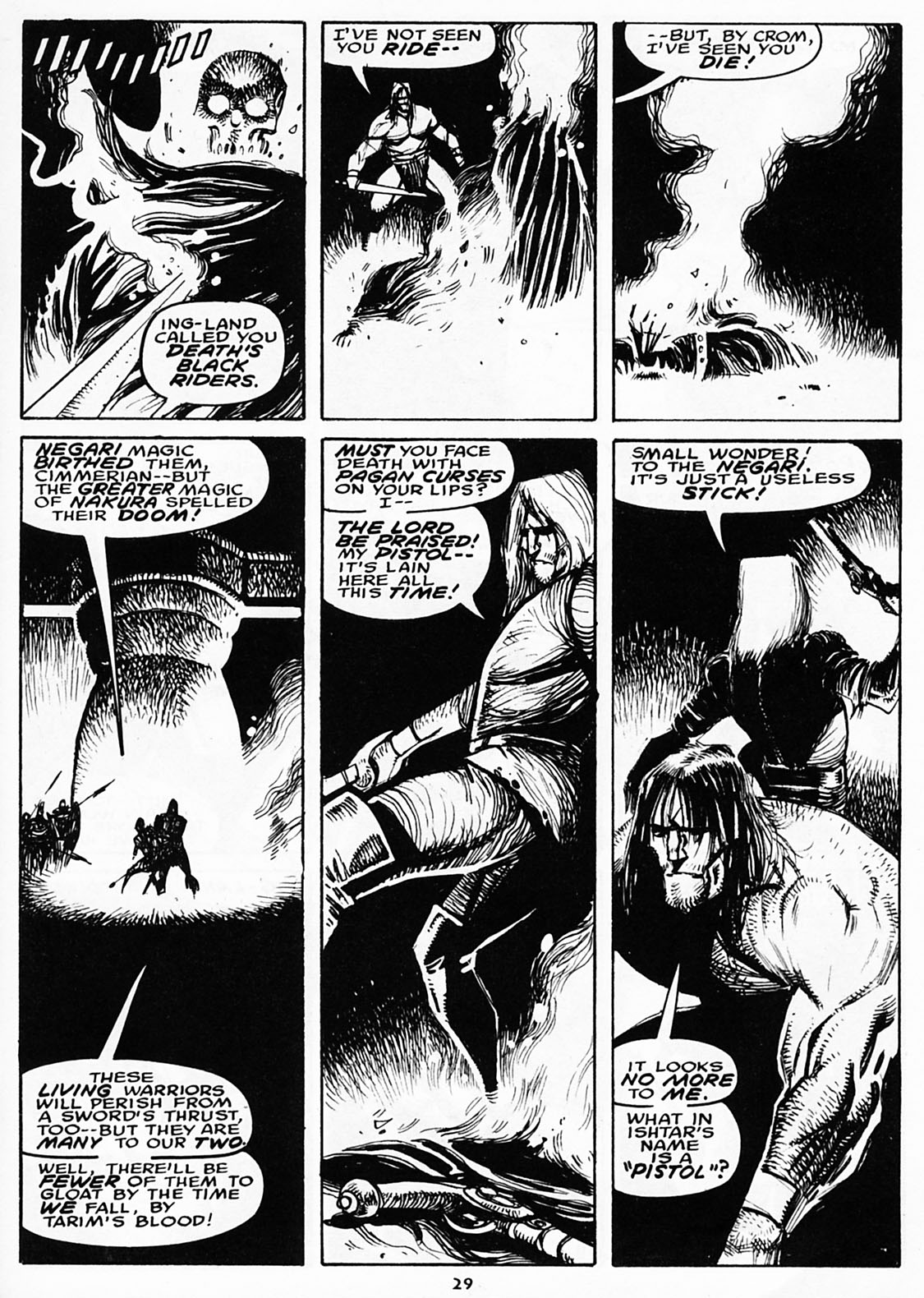 Read online The Savage Sword Of Conan comic -  Issue #220 - 30