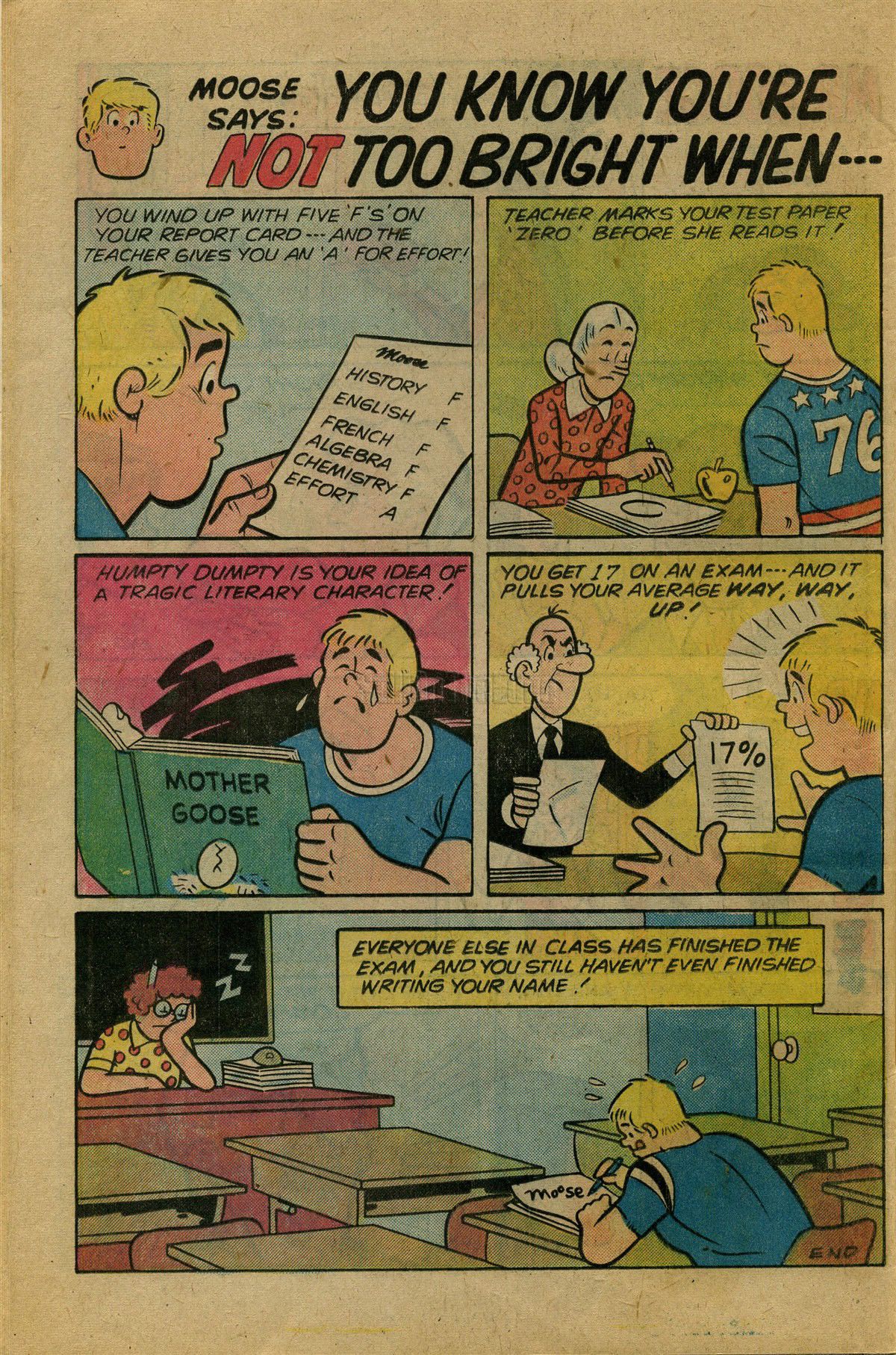 Read online Archie's Joke Book Magazine comic -  Issue #223 - 32