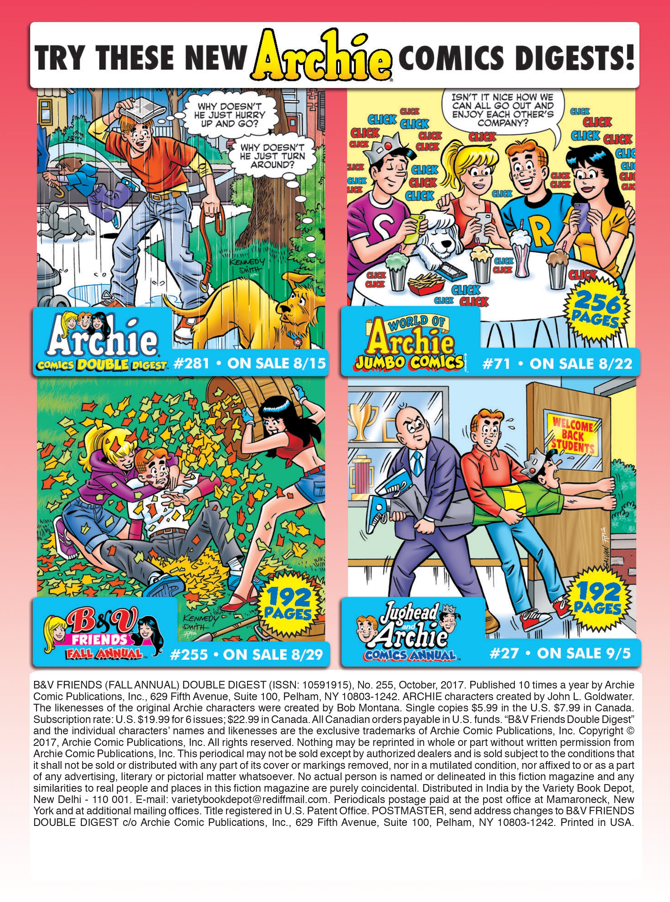 Read online Betty & Veronica Friends Double Digest comic -  Issue #255 - 182