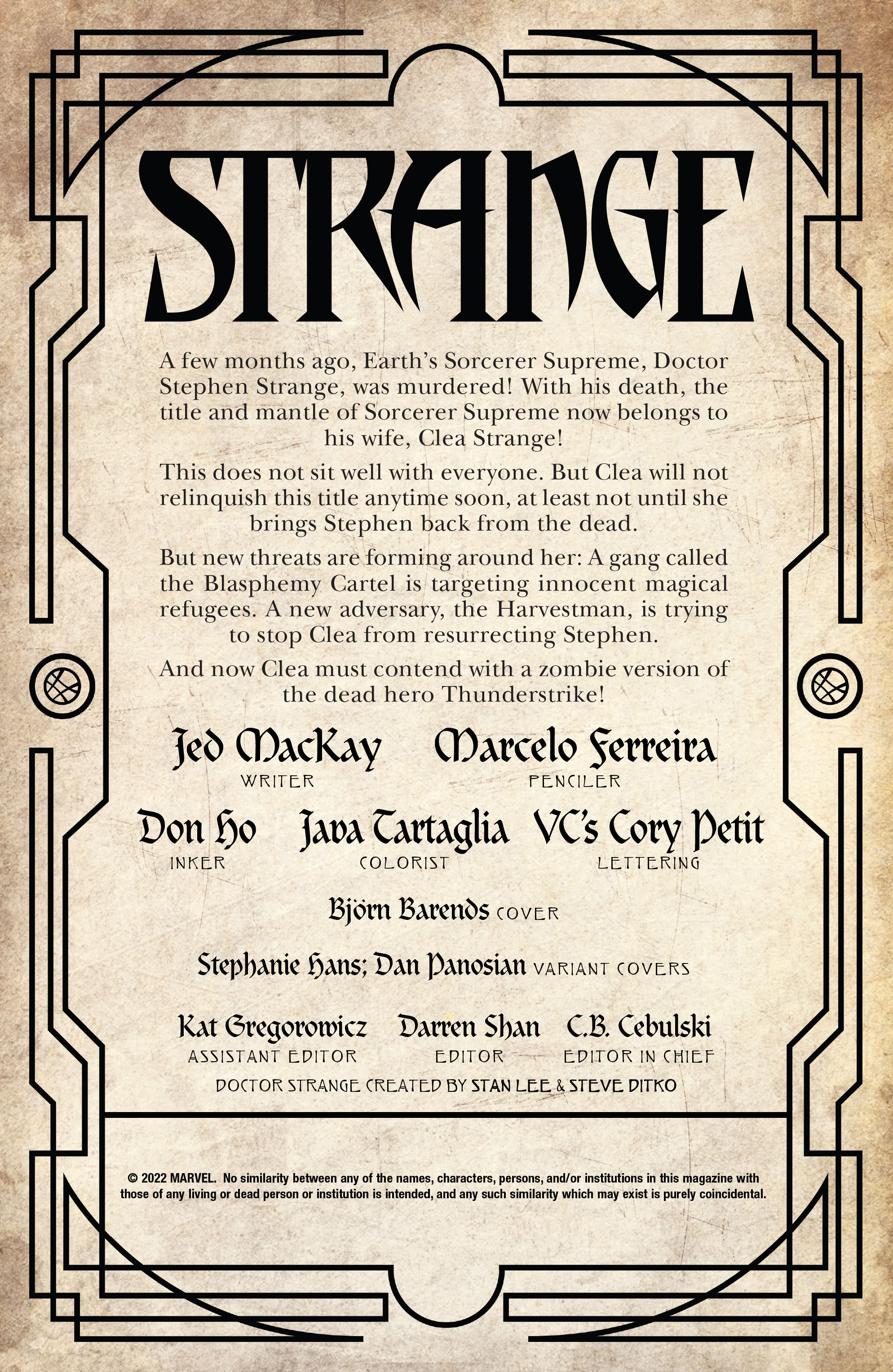 Read online Strange (2022) comic -  Issue #2 - 2