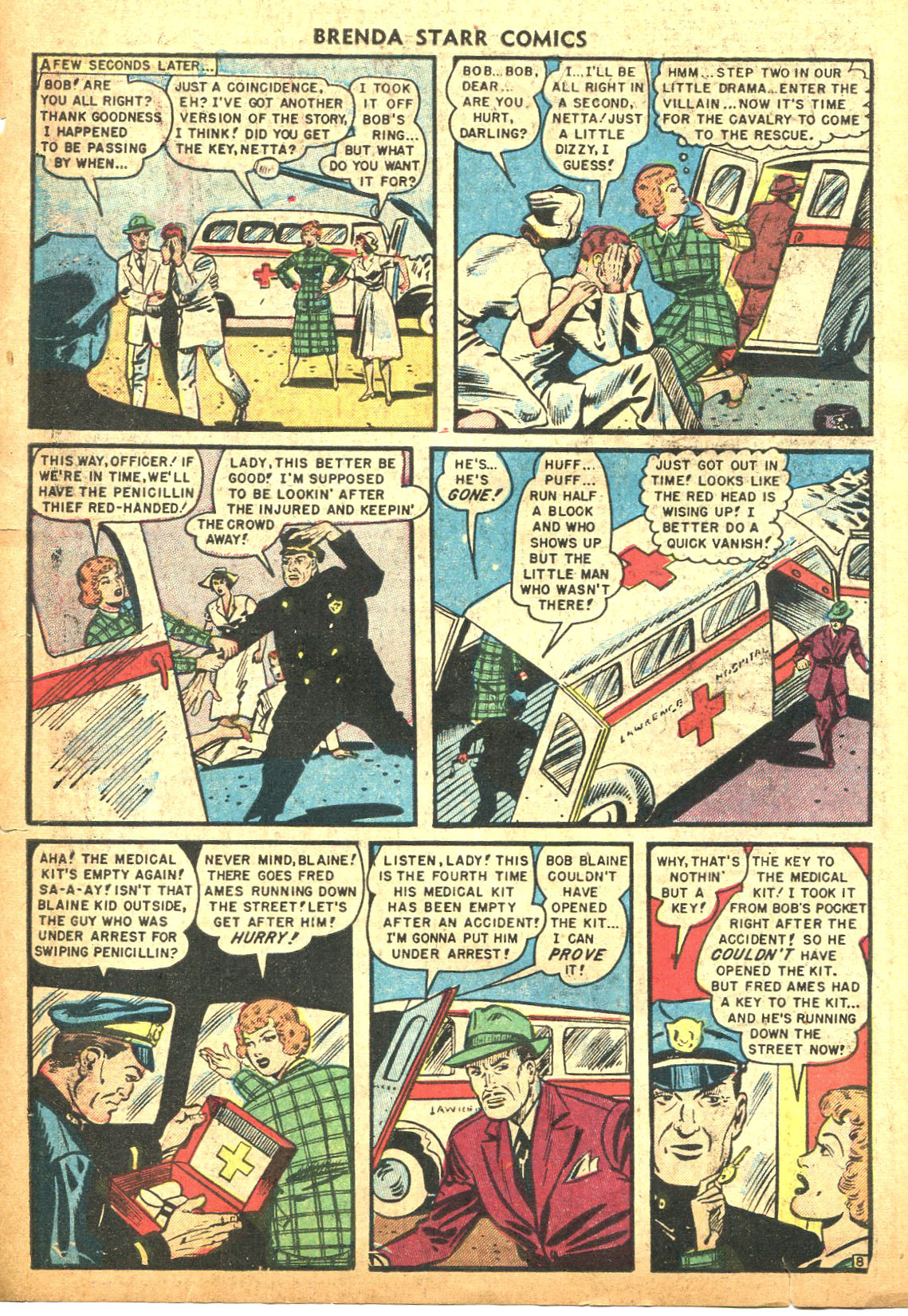 Read online Brenda Starr (1948) comic -  Issue #10 - 10