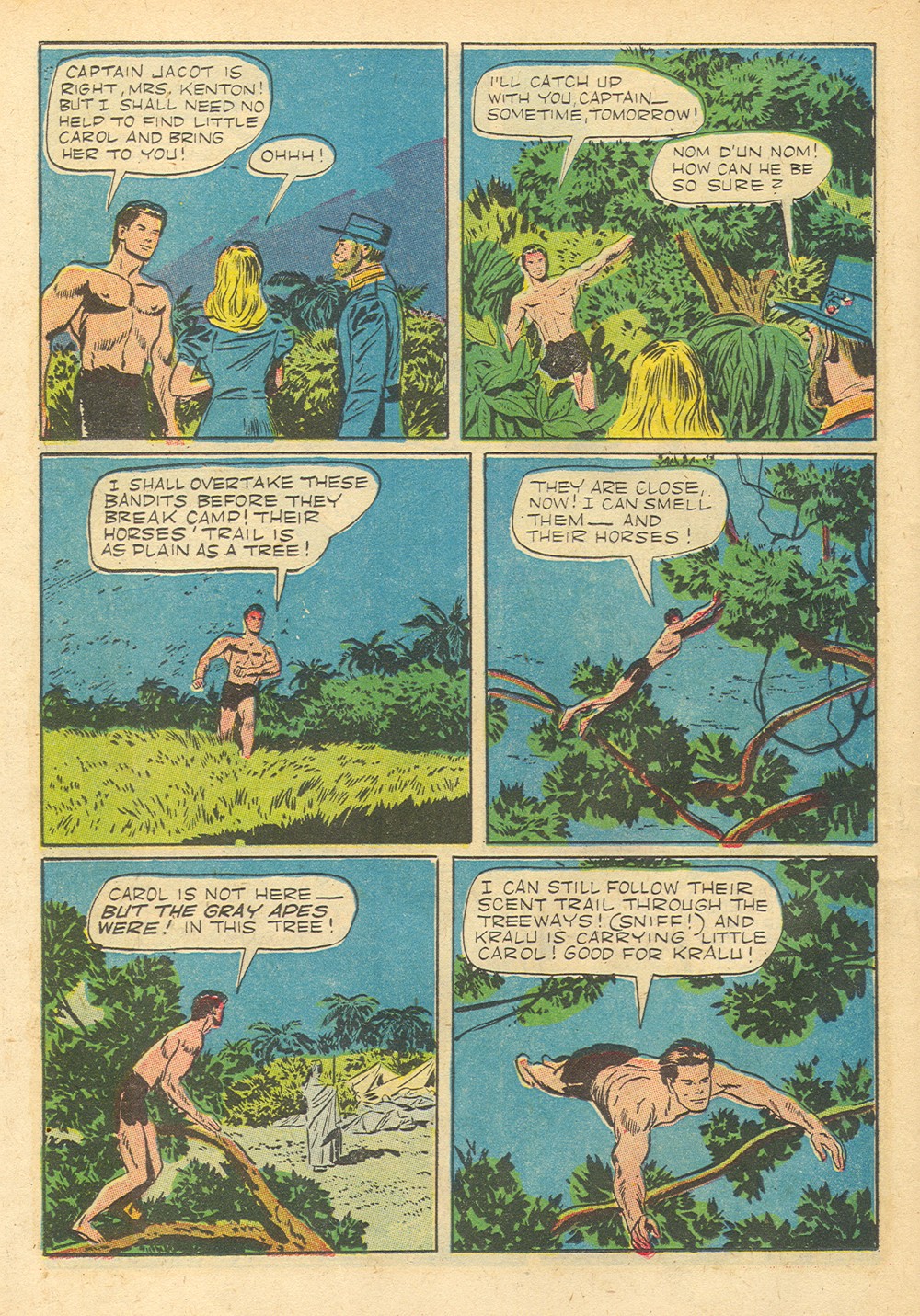 Read online Tarzan (1948) comic -  Issue #23 - 34