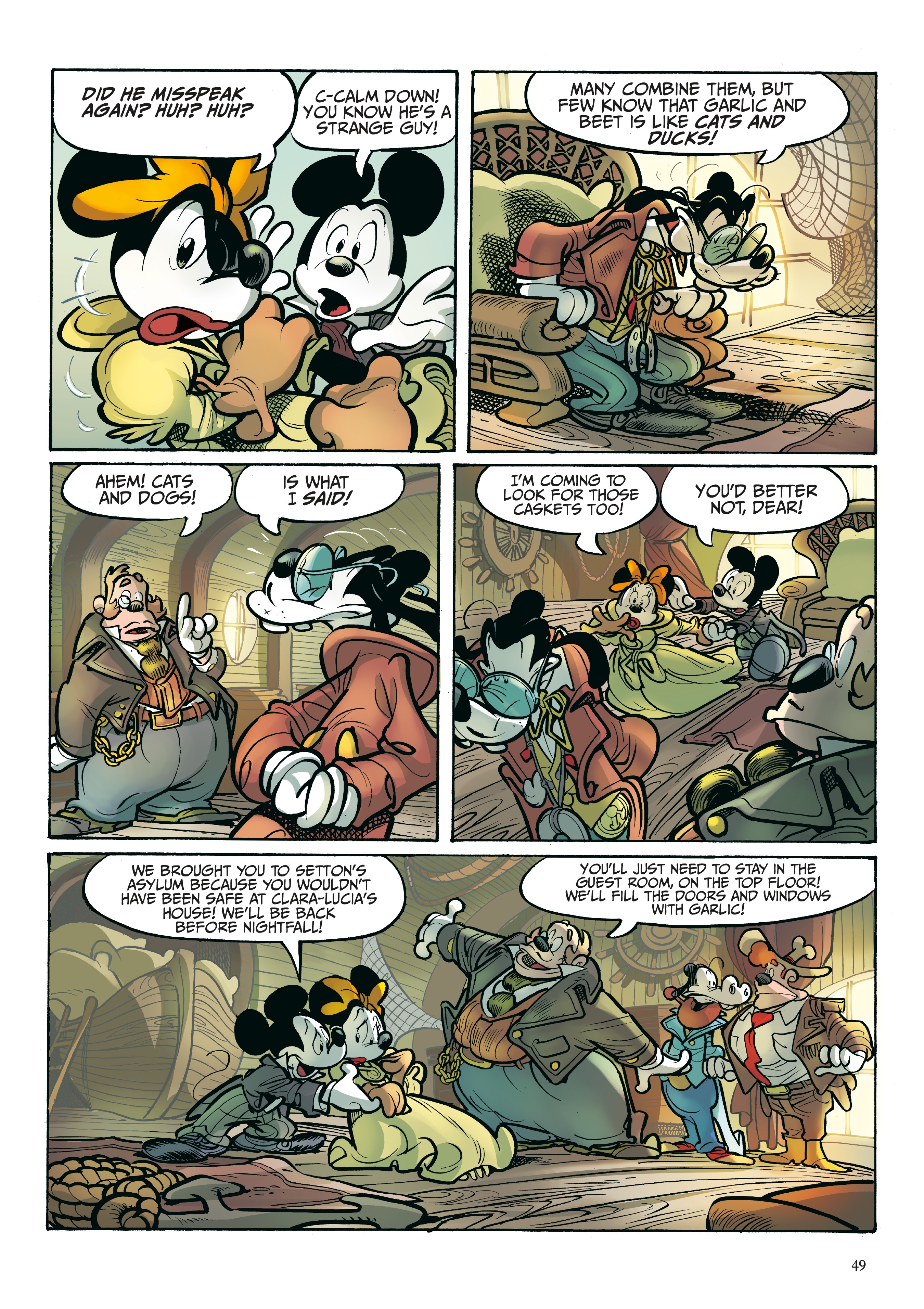 Read online Disney Dracula, Starring Mickey Mouse comic -  Issue # TPB - 49
