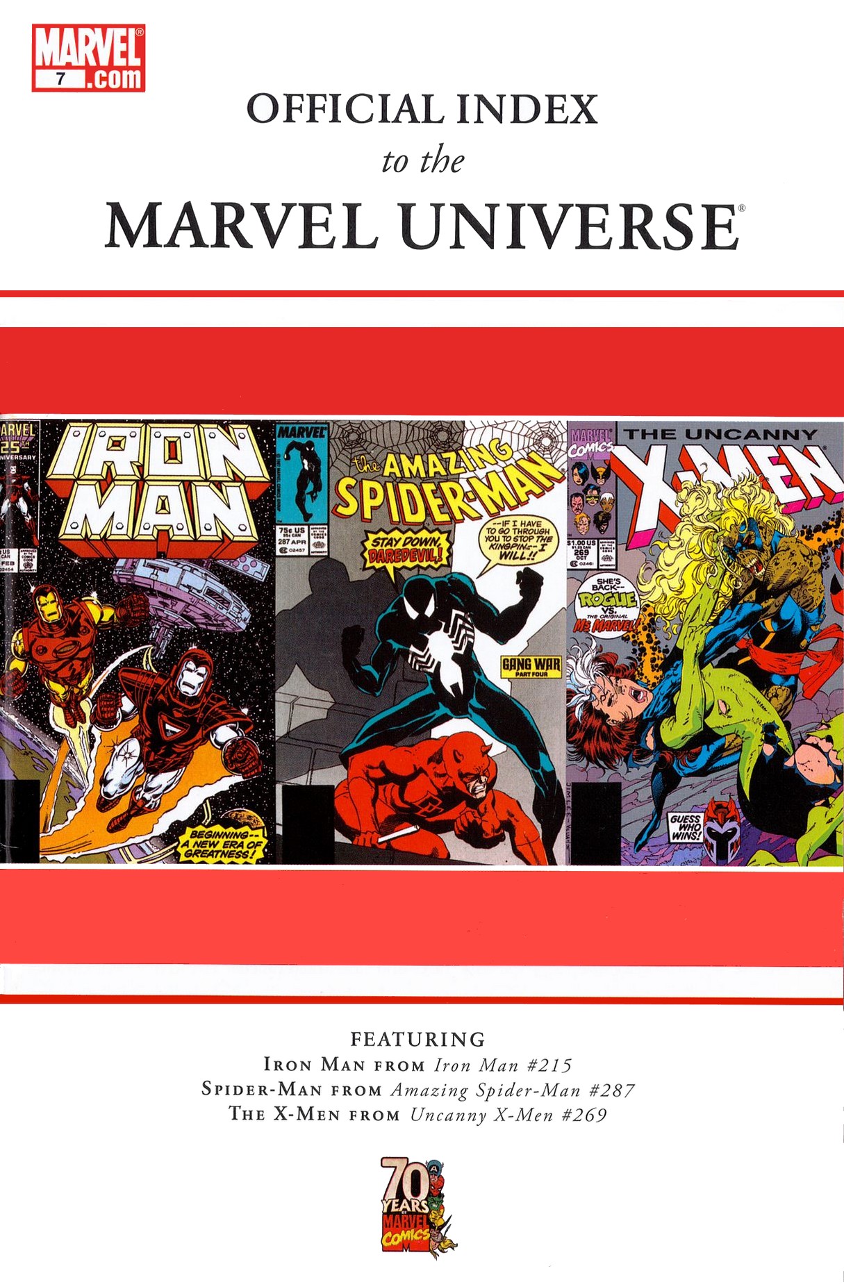 Read online Official Index to the Marvel Universe comic -  Issue #7 - 1
