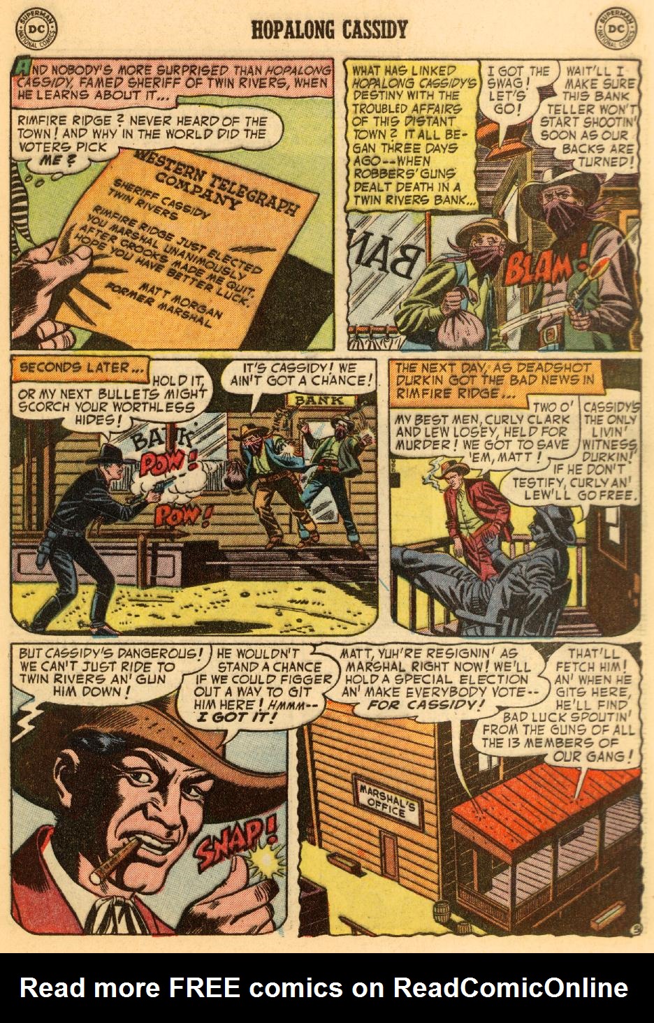 Read online Hopalong Cassidy comic -  Issue #88 - 5