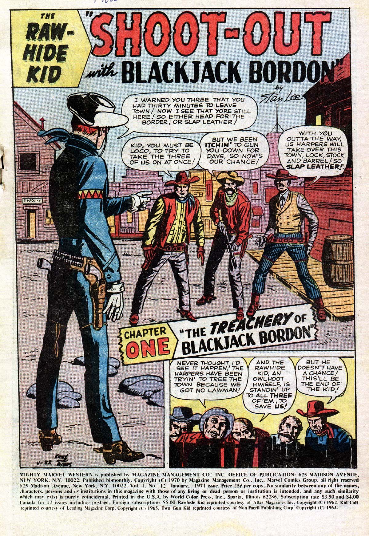 Read online The Mighty Marvel Western comic -  Issue #12 - 2