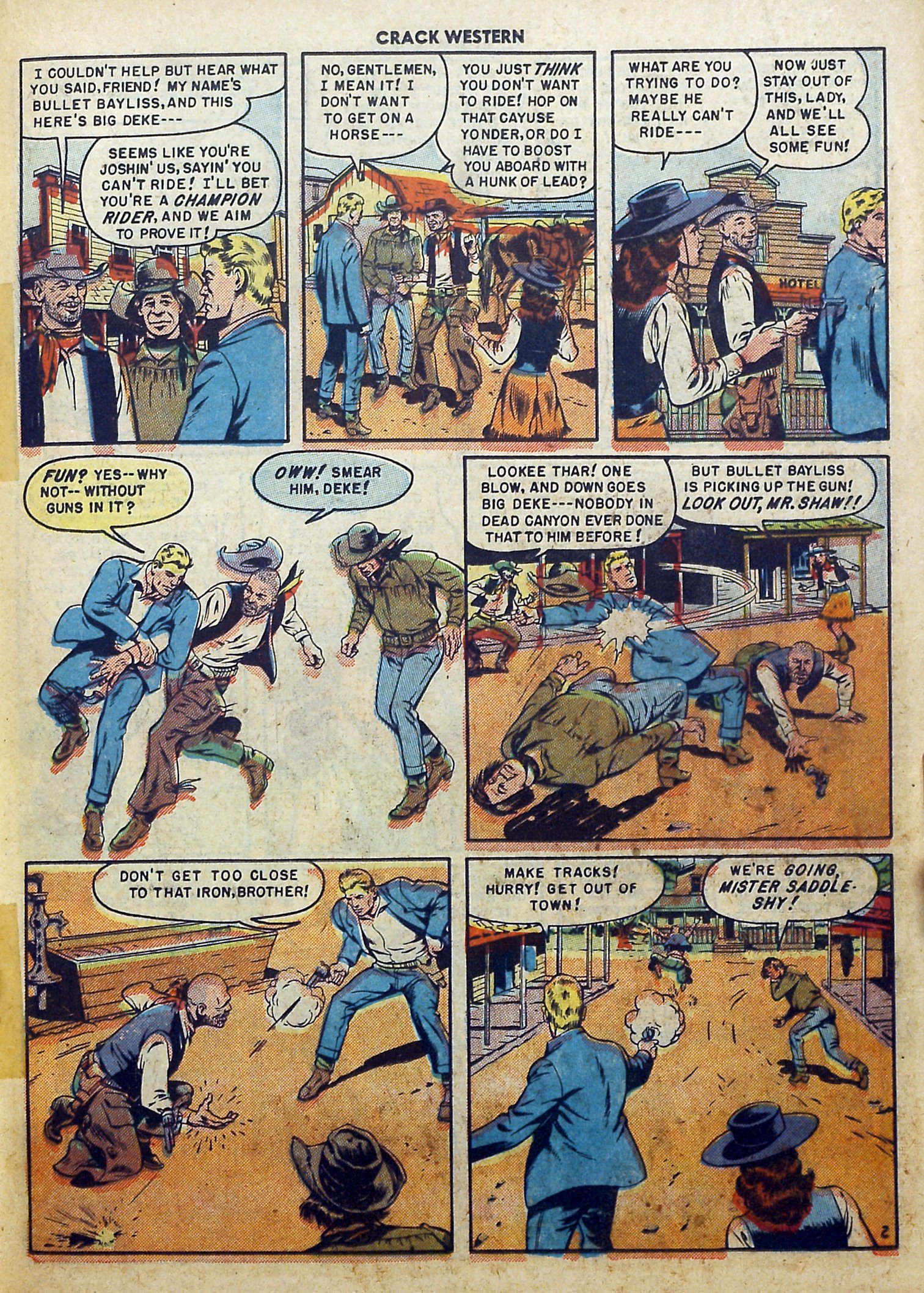 Read online Crack Western comic -  Issue #65 - 19