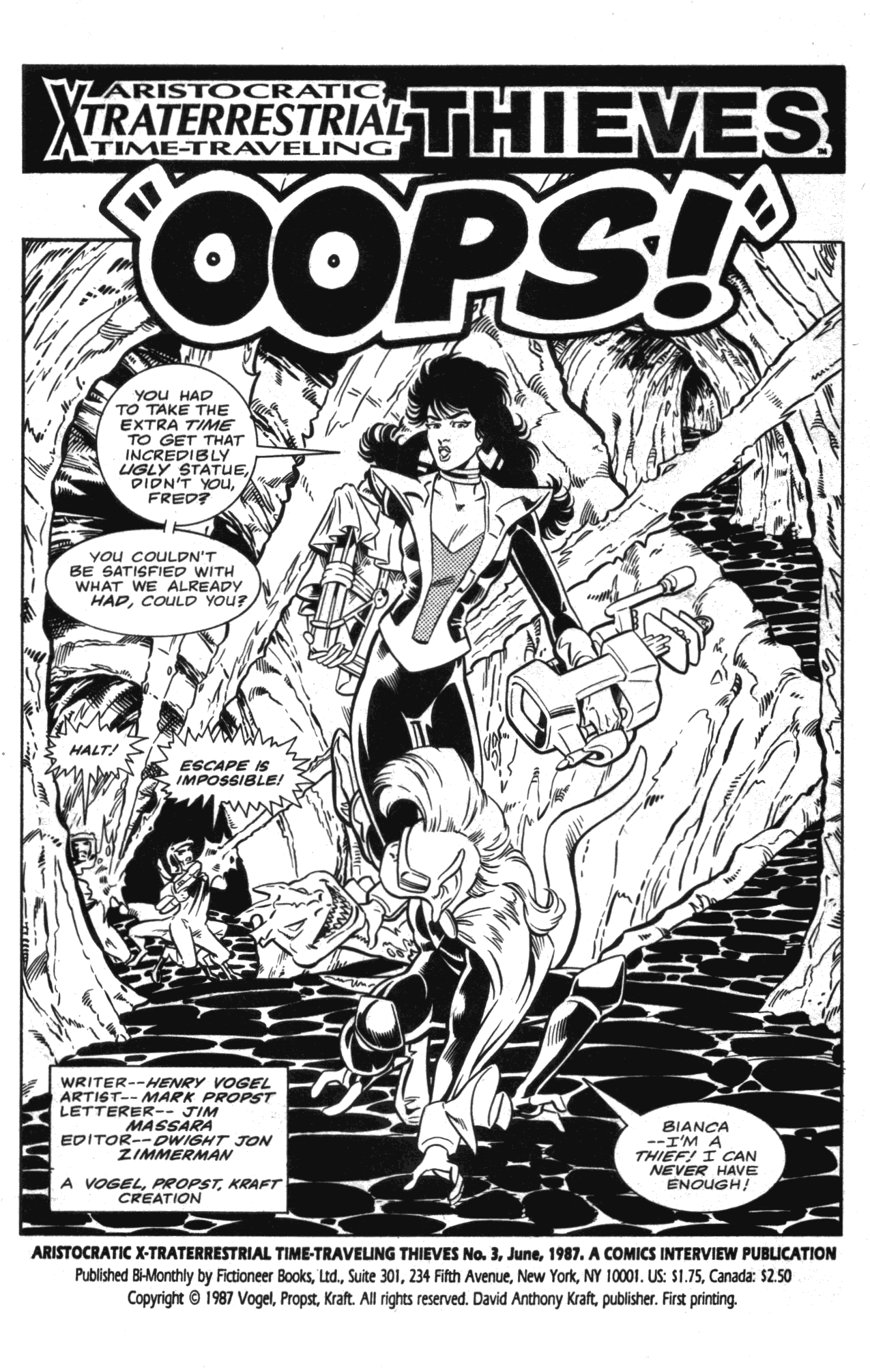 Read online Aristocratic Xtraterrestrial Time-Traveling Thieves comic -  Issue #3 - 3