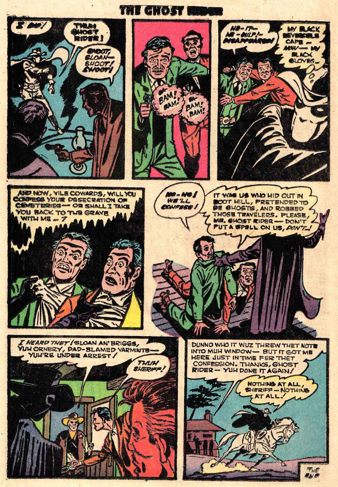 Read online The Ghost Rider (1950) comic -  Issue #4 - 10