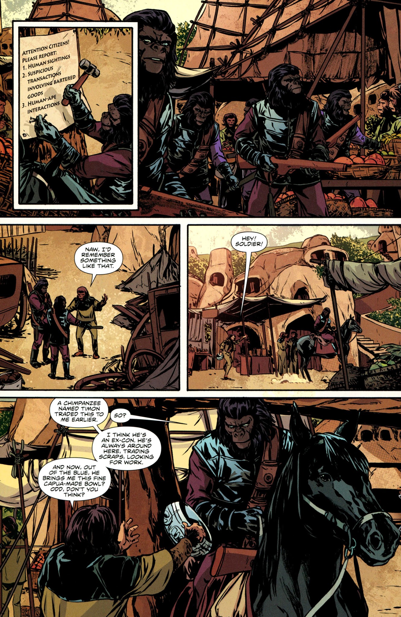 Read online Exile on the Planet of the Apes comic -  Issue #1 - 12