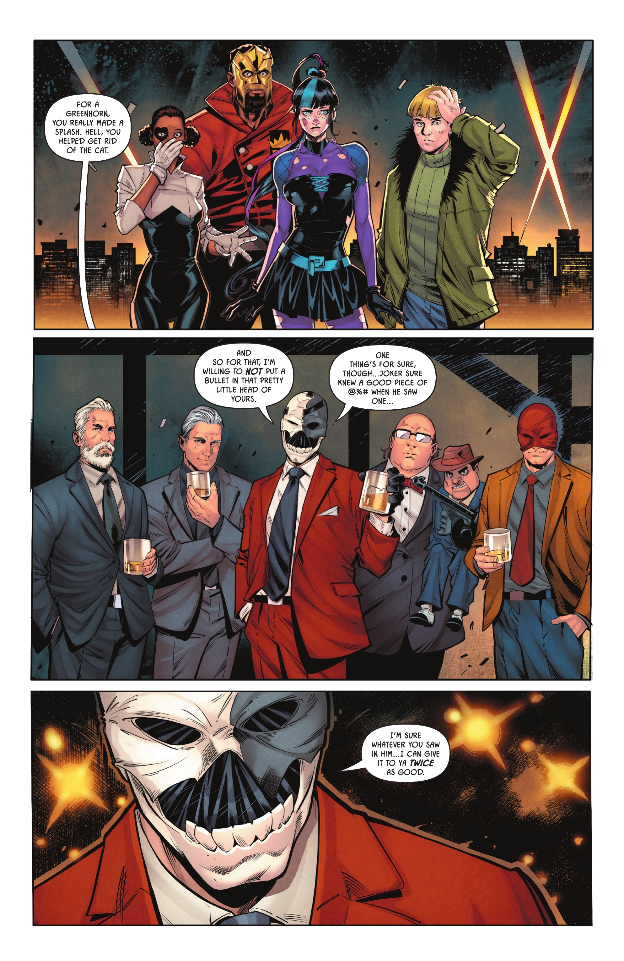Read online Punchline: The Gotham Game comic -  Issue #4 - 22