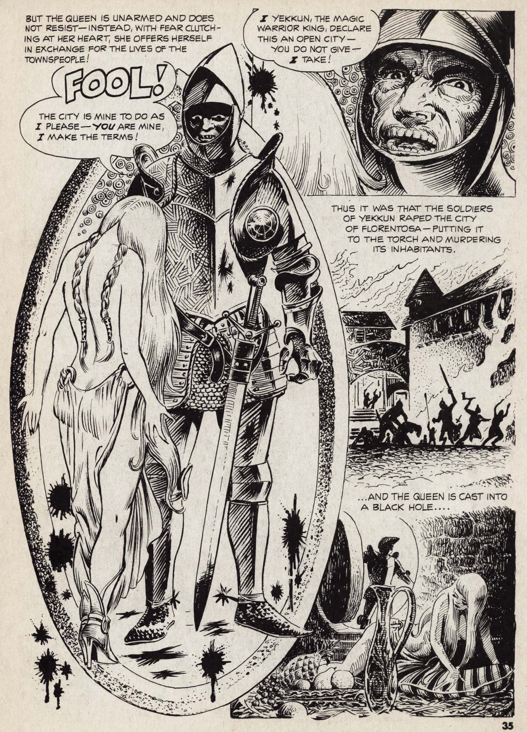 Read online Vampirella (1969) comic -  Issue #14 - 35