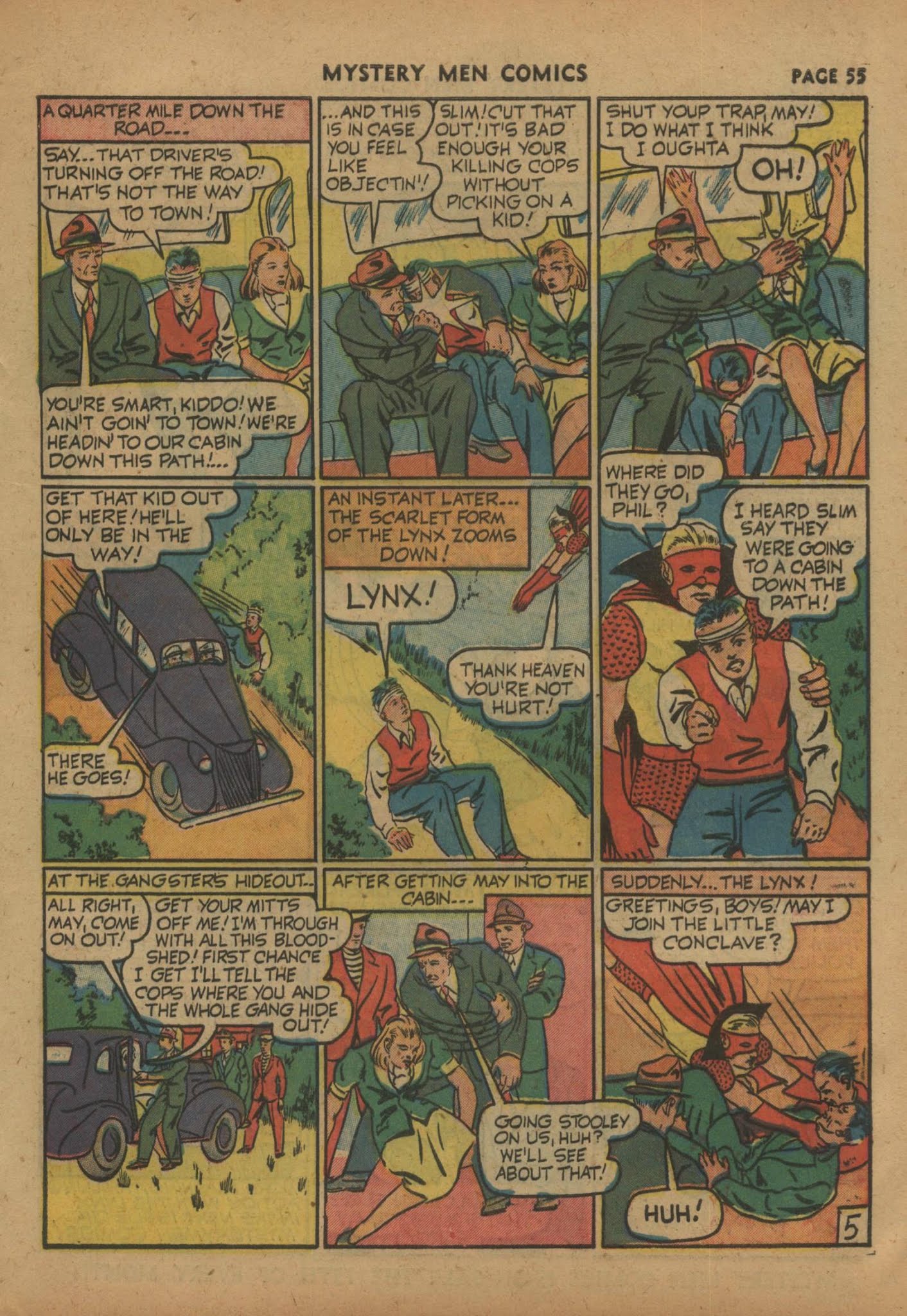 Read online Mystery Men Comics comic -  Issue #26 - 57