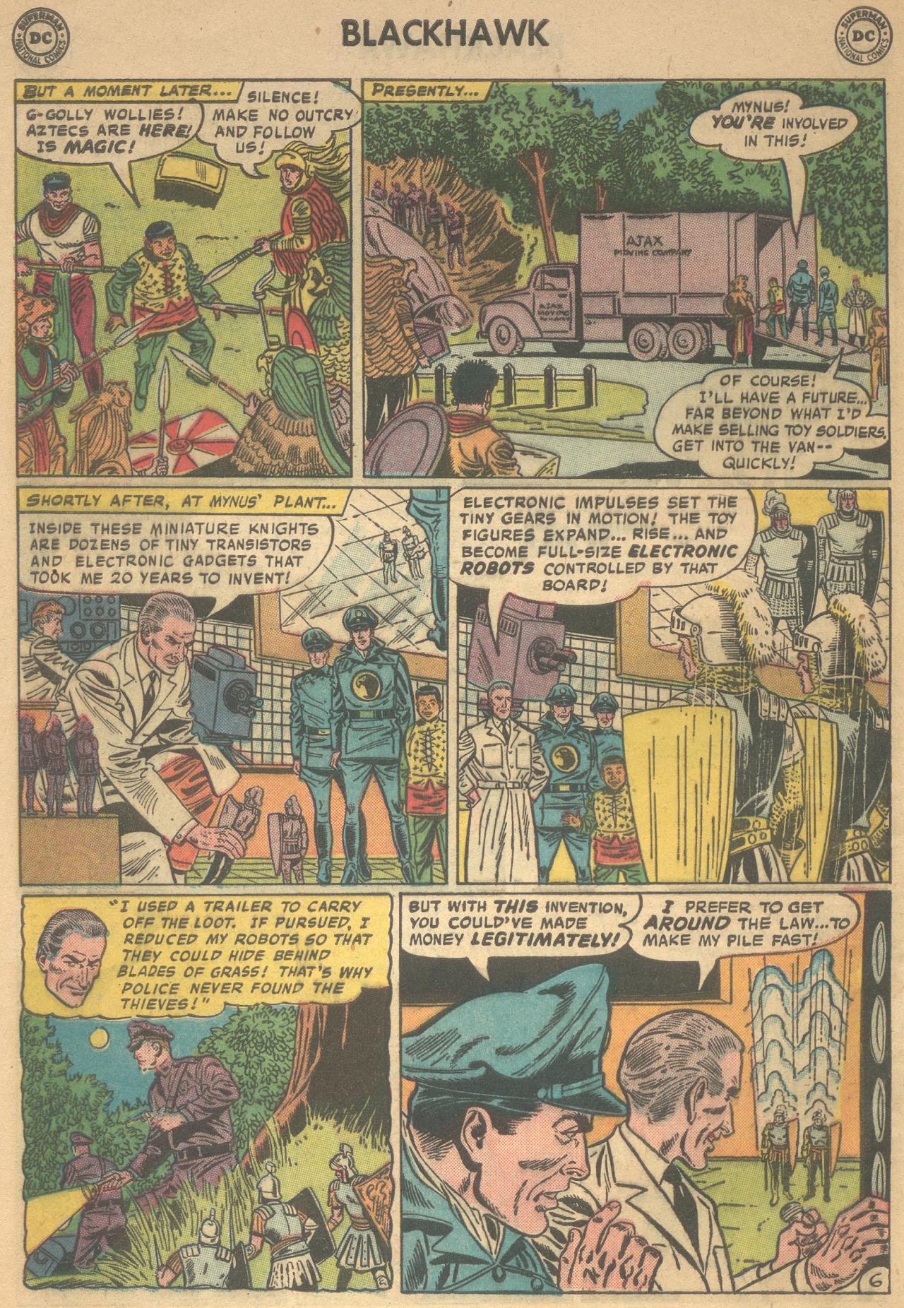 Read online Blackhawk (1957) comic -  Issue #124 - 7