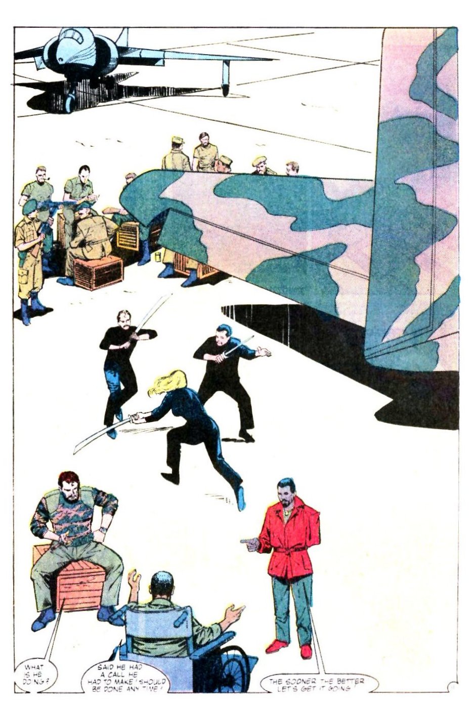 Read online Mark Hazzard: Merc comic -  Issue #10 - 12