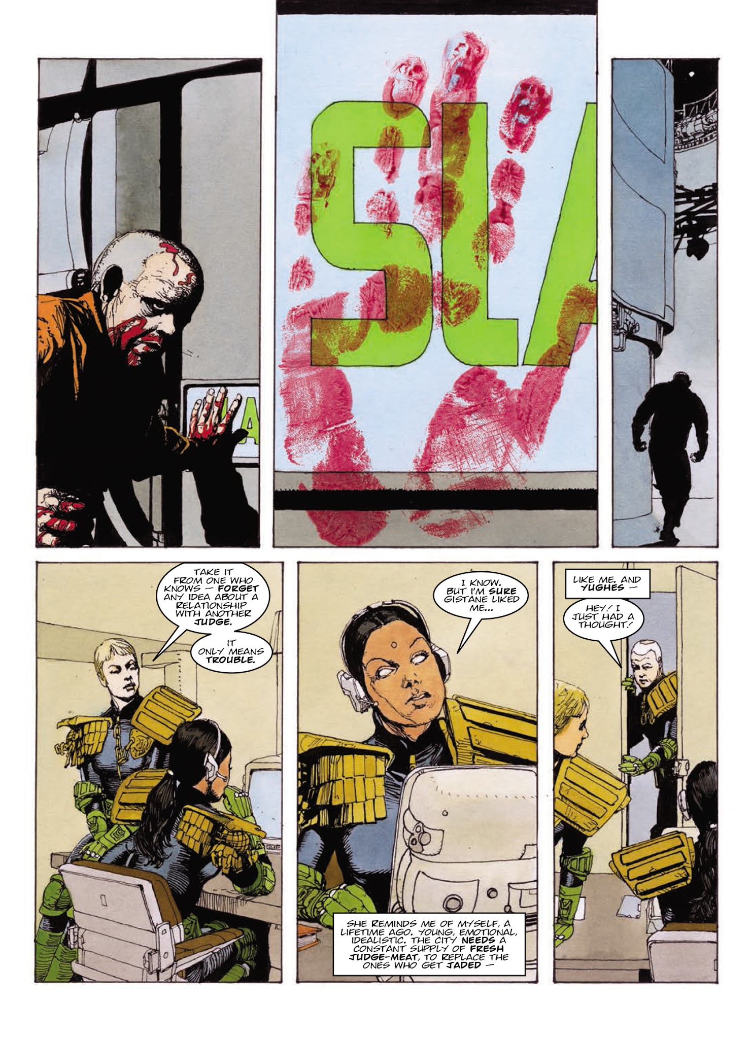 Read online Judge Anderson: The Psi Files comic -  Issue # TPB 4 - 196