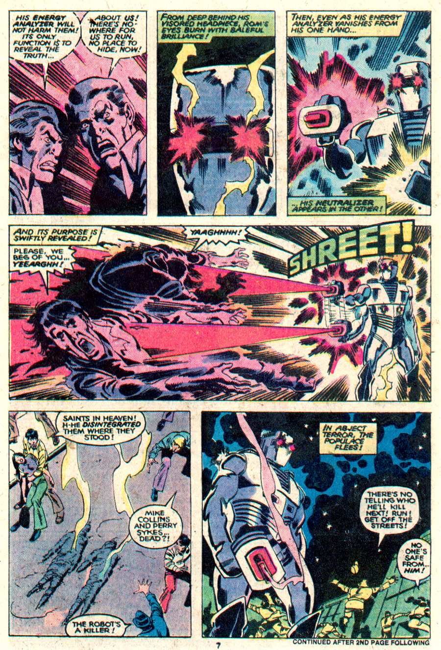 Read online ROM (1979) comic -  Issue #1 - 7