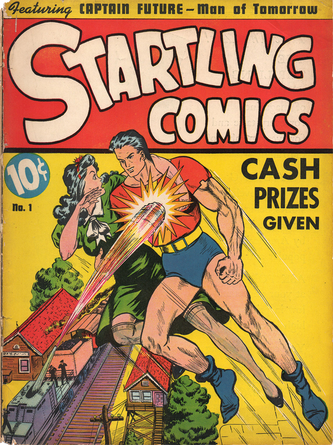 Read online Startling Comics comic -  Issue #1 - 1