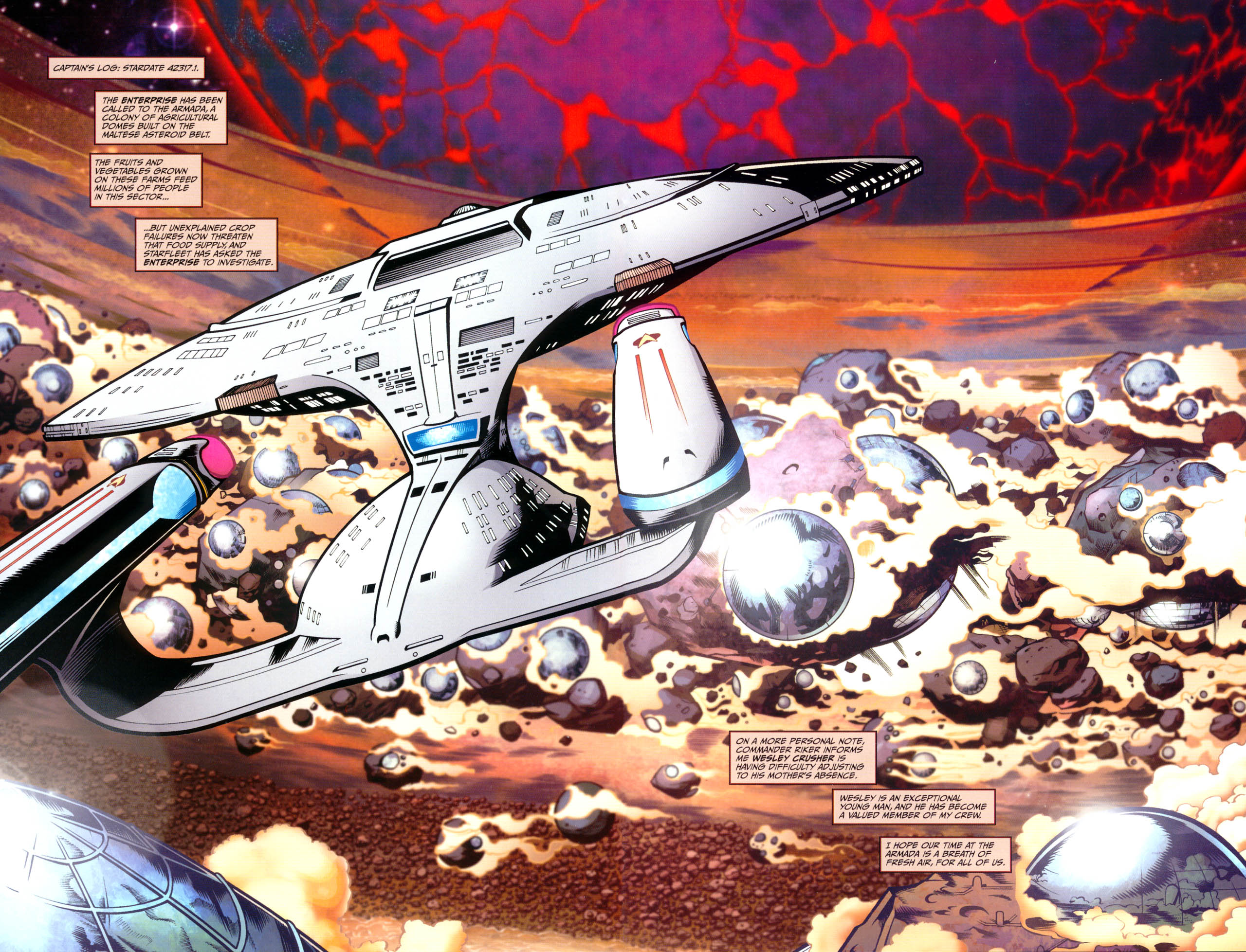 Read online Star Trek: The Next Generation: The Space Between comic -  Issue #5 - 6