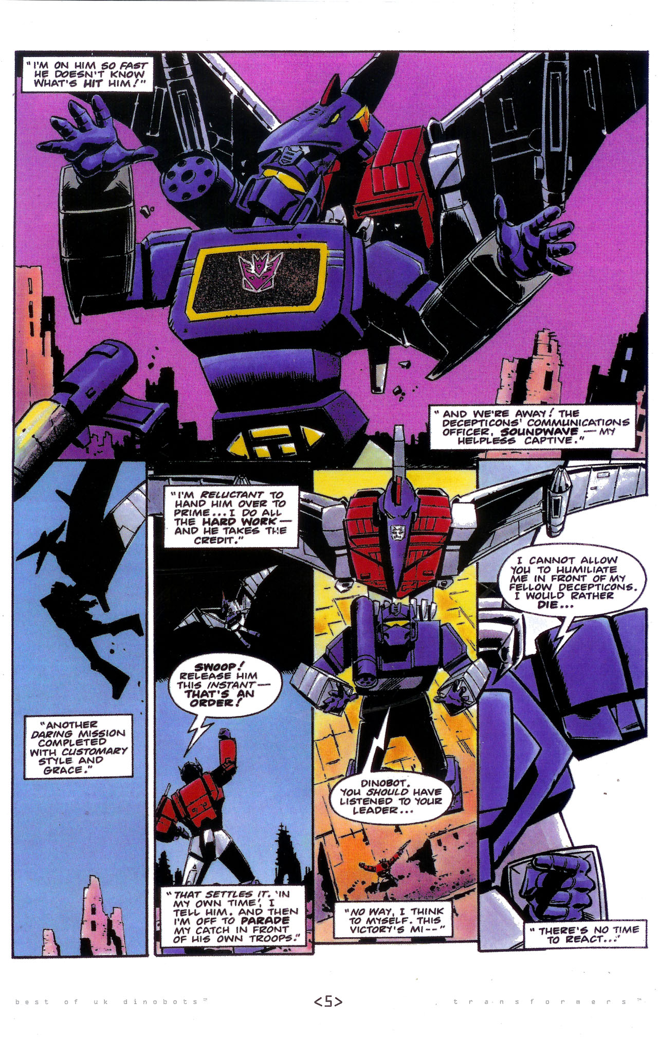 Read online The Transformers: Best of UK: Dinobots comic -  Issue #4 - 8