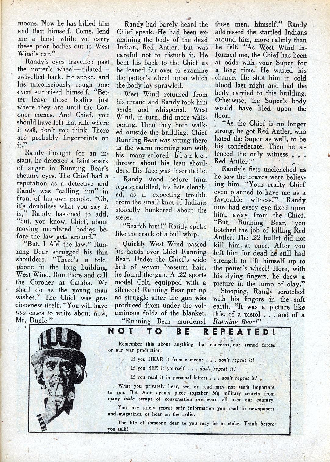 Read online Sensation (Mystery) Comics comic -  Issue #41 - 33