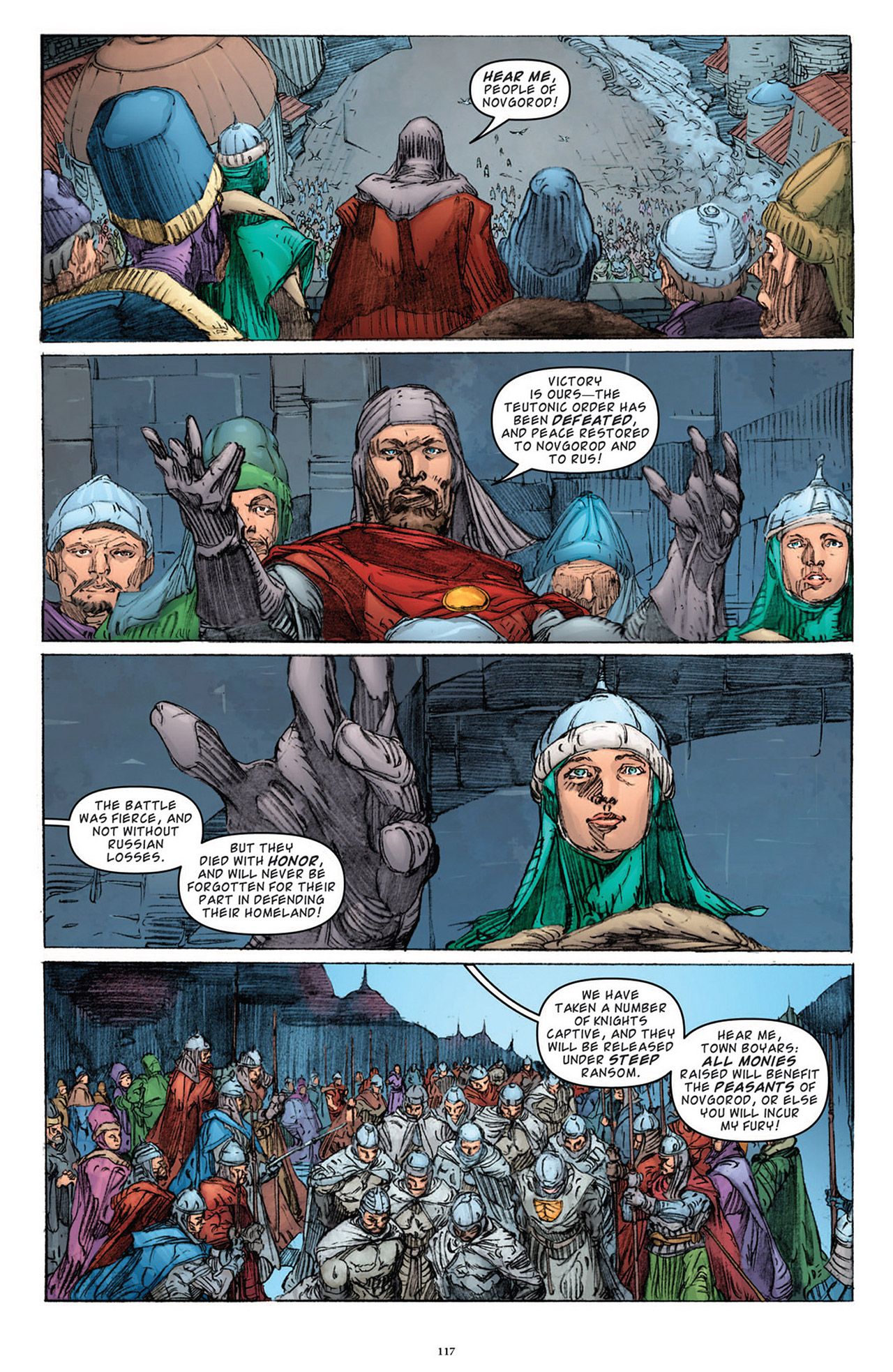 Read online Nevsky: A Hero of the People comic -  Issue # TPB - 117