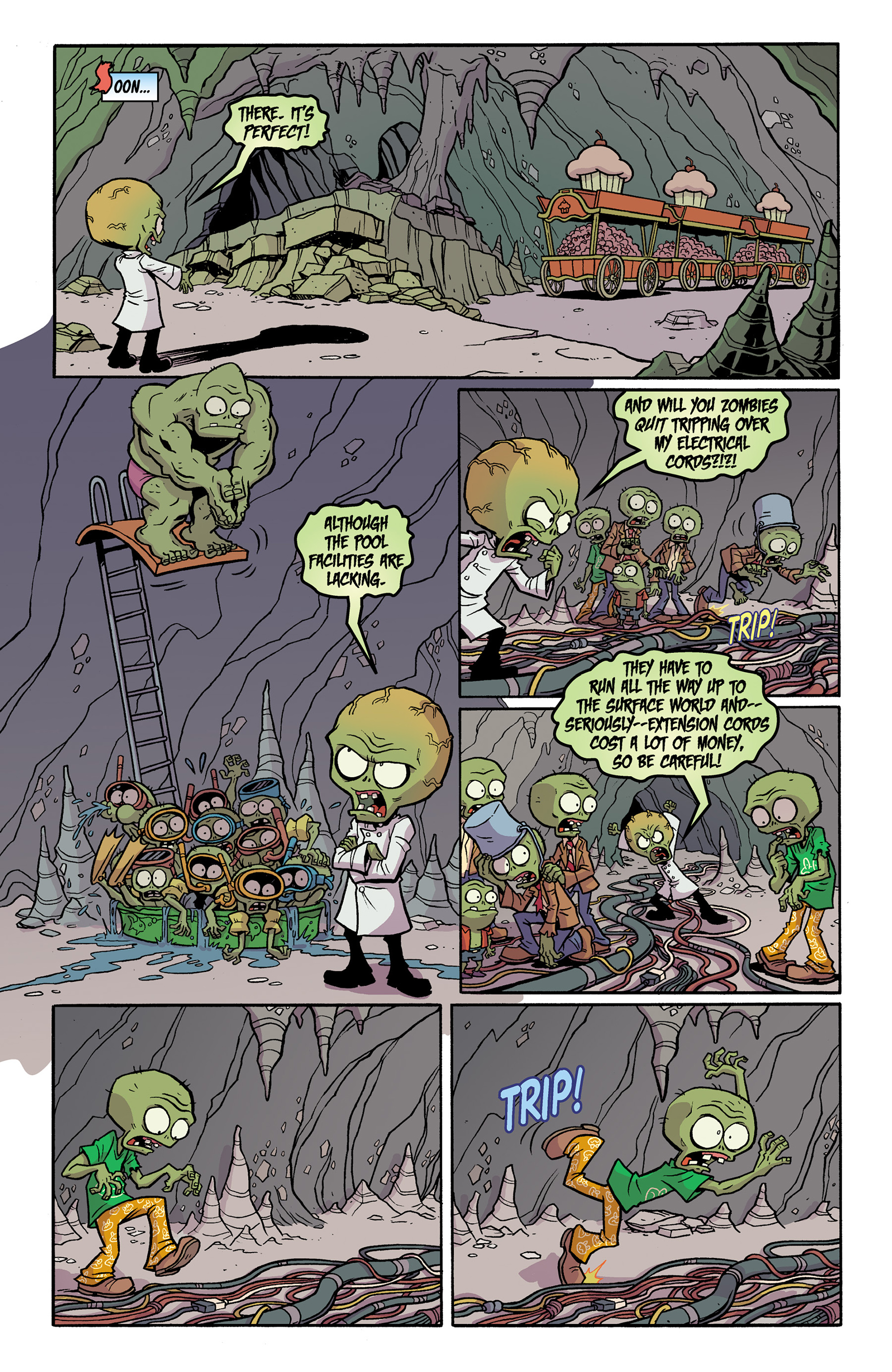 Read online Plants vs. Zombies: Boom Boom Mushroom comic -  Issue #10 - 8