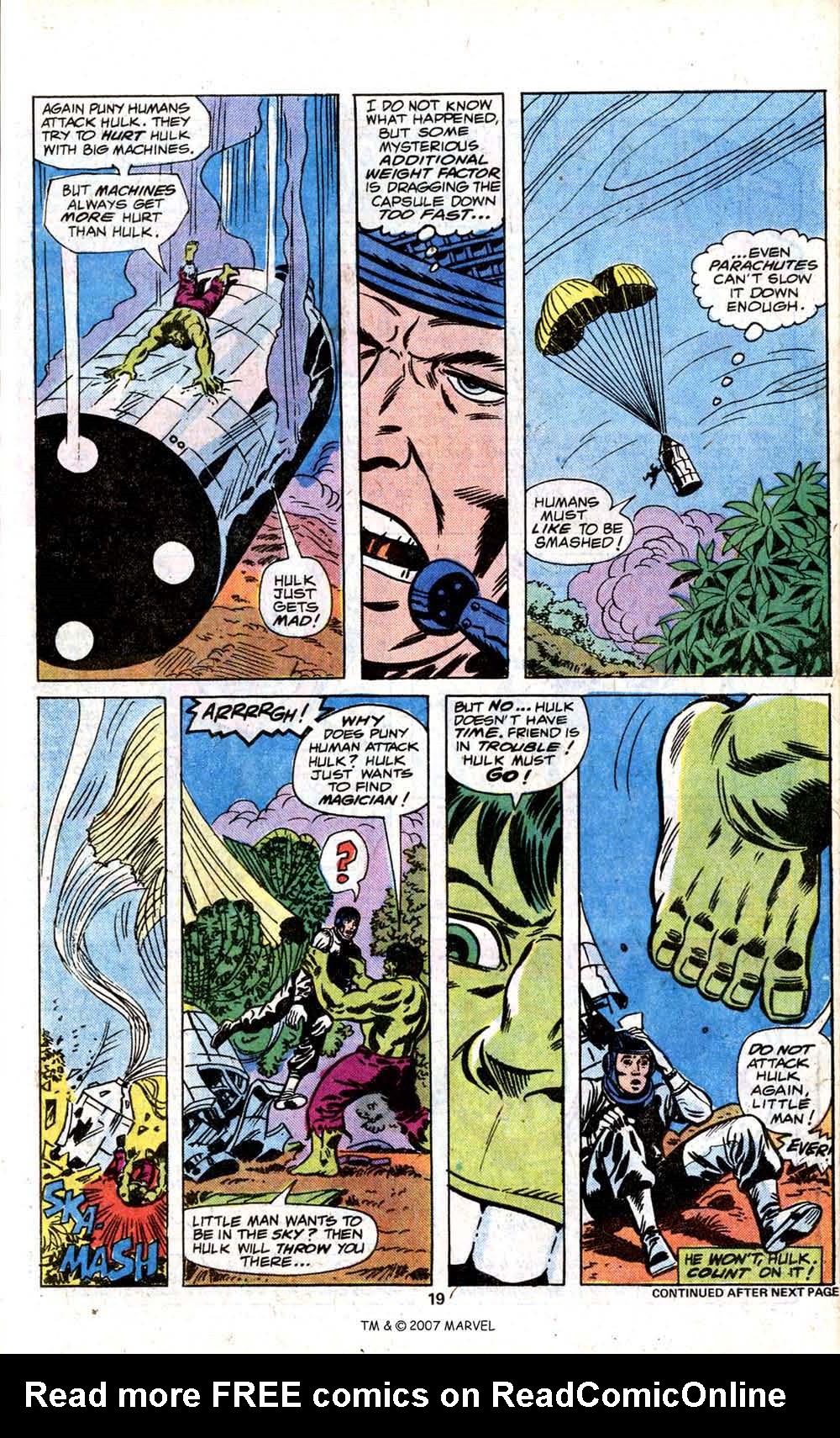 Read online The Incredible Hulk (1968) comic -  Issue # _Annual 1977 - 21