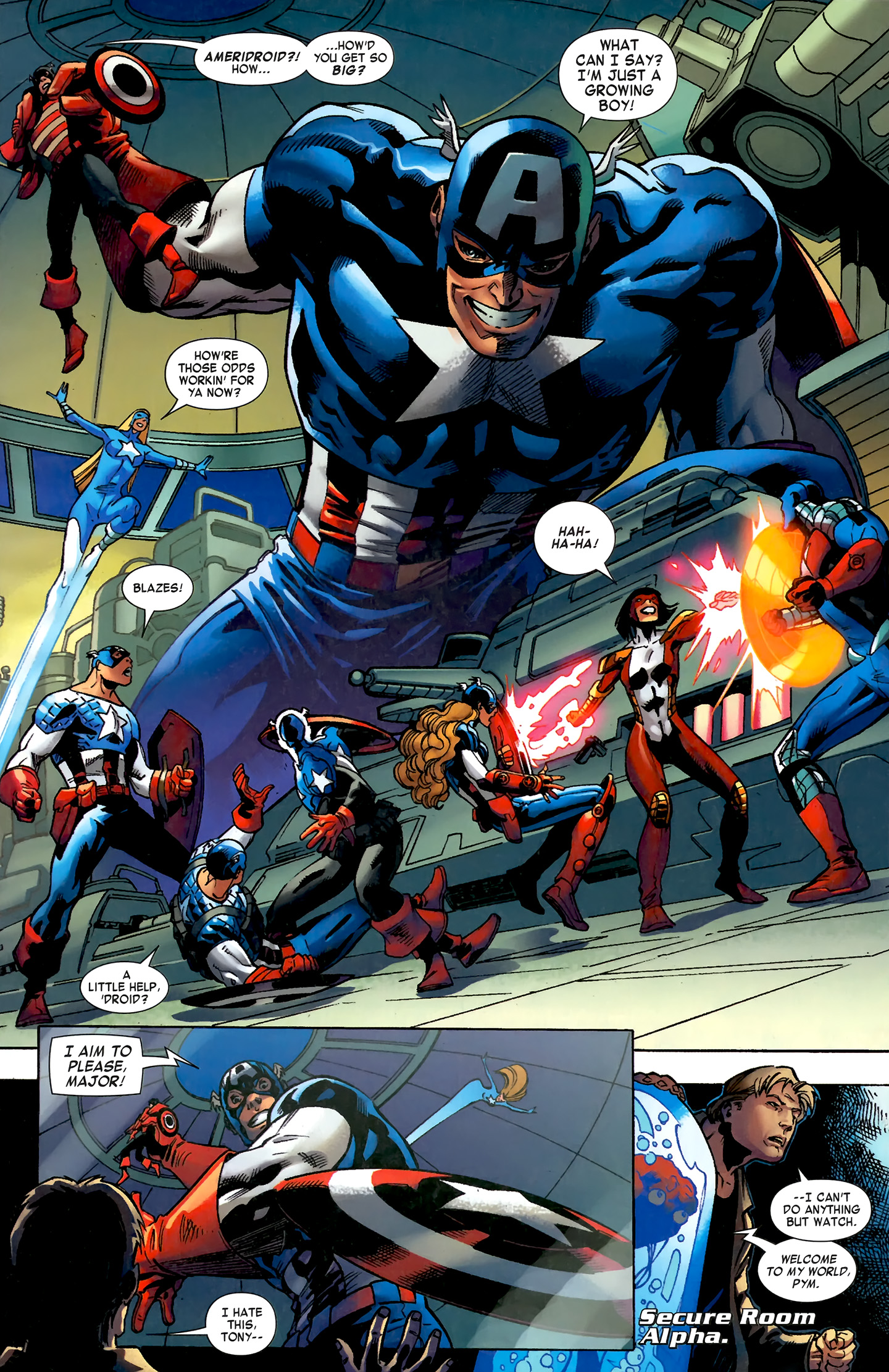 Read online Captain America Corps comic -  Issue #5 - 6