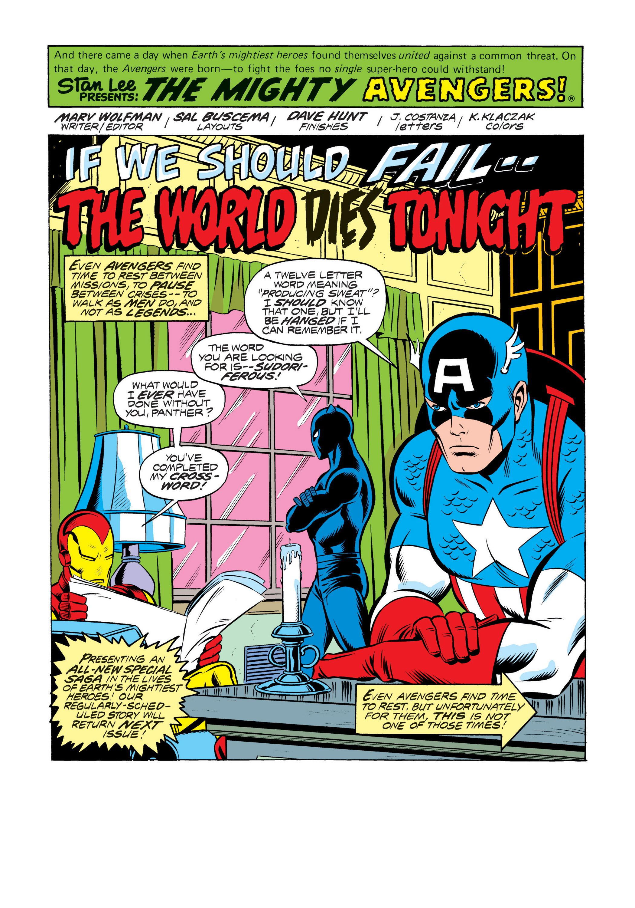 Read online Marvel Masterworks: The Avengers comic -  Issue # TPB 17 (Part 2) - 70