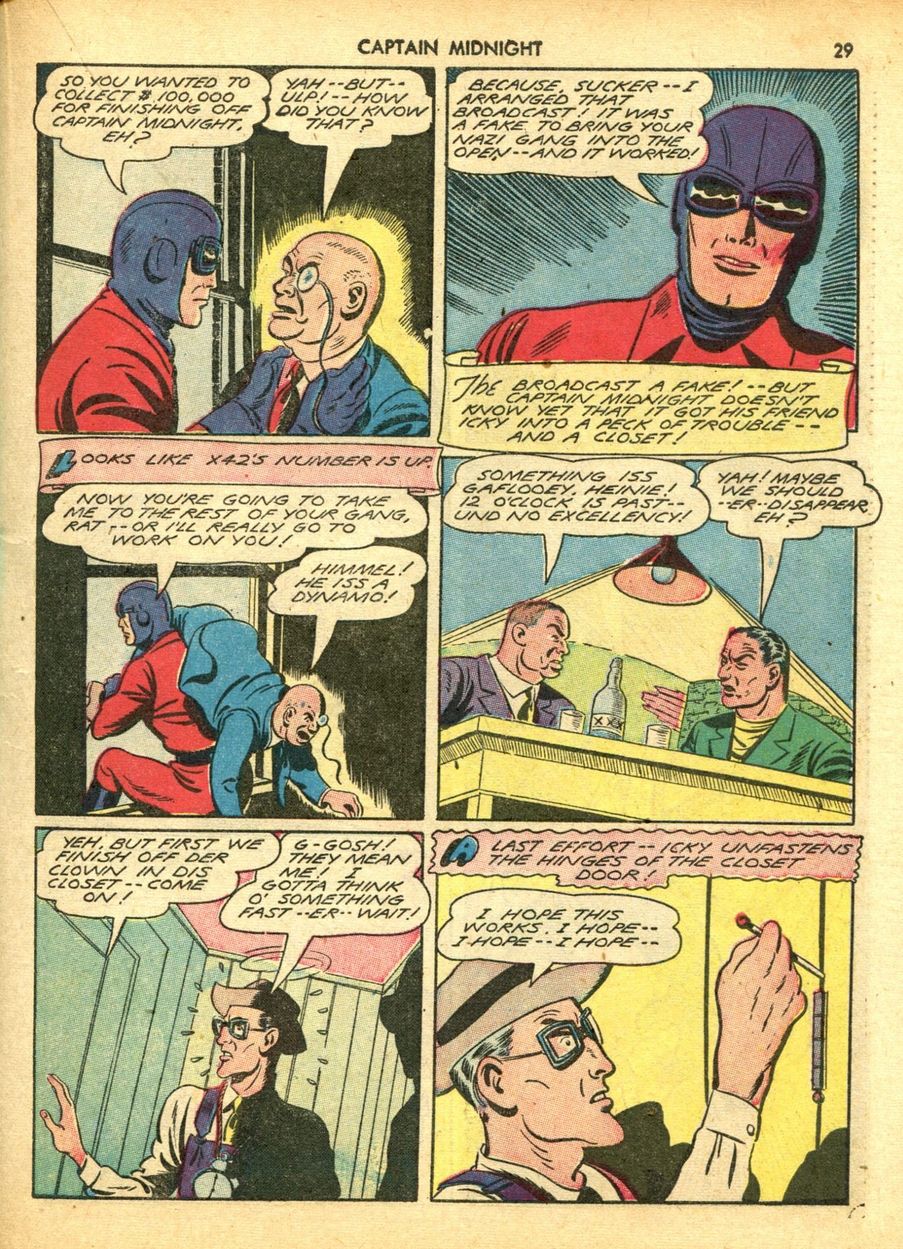 Read online Captain Midnight (1942) comic -  Issue #5 - 29