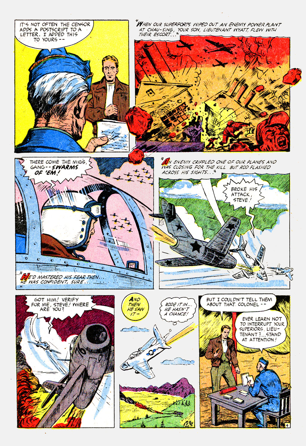 Read online War Birds (1952) comic -  Issue #3 - 32