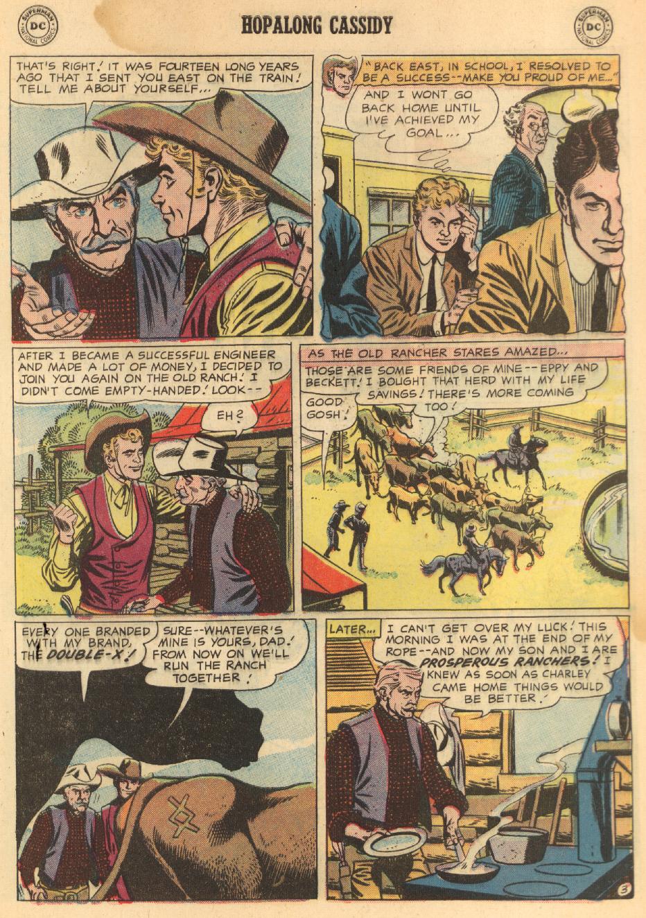 Read online Hopalong Cassidy comic -  Issue #124 - 5