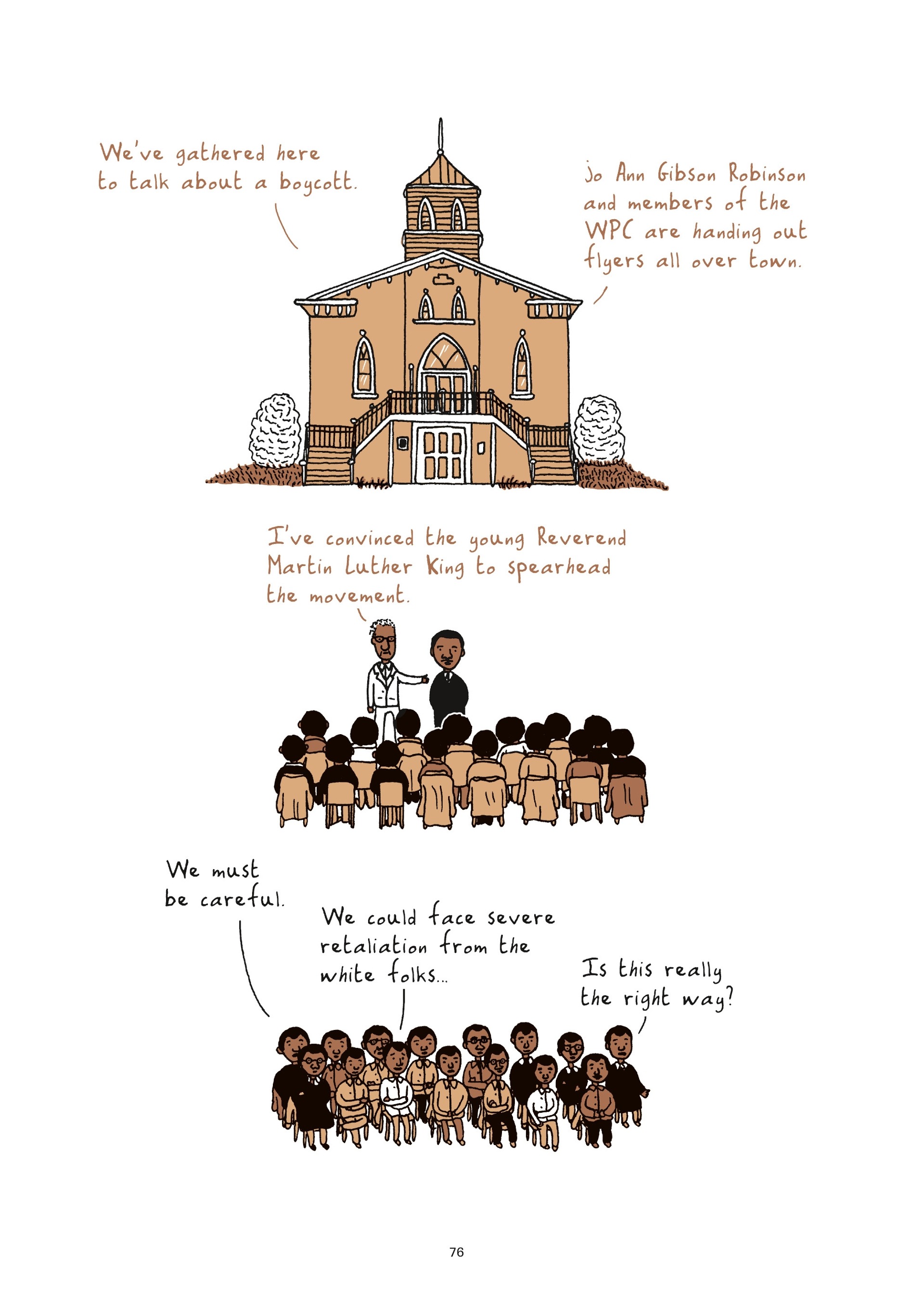 Read online Colored: The Unsung Life of Claudette Colvin comic -  Issue # TPB - 74