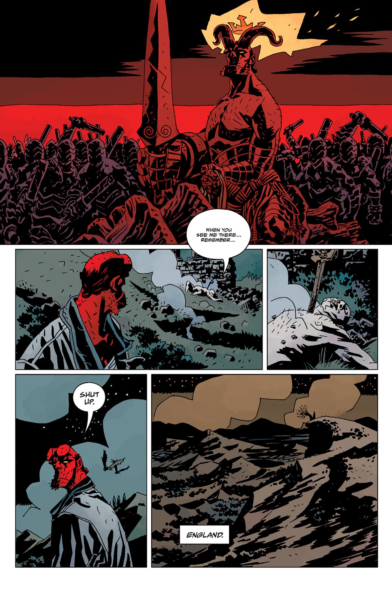 Read online Hellboy: Darkness Calls comic -  Issue # TPB - 159