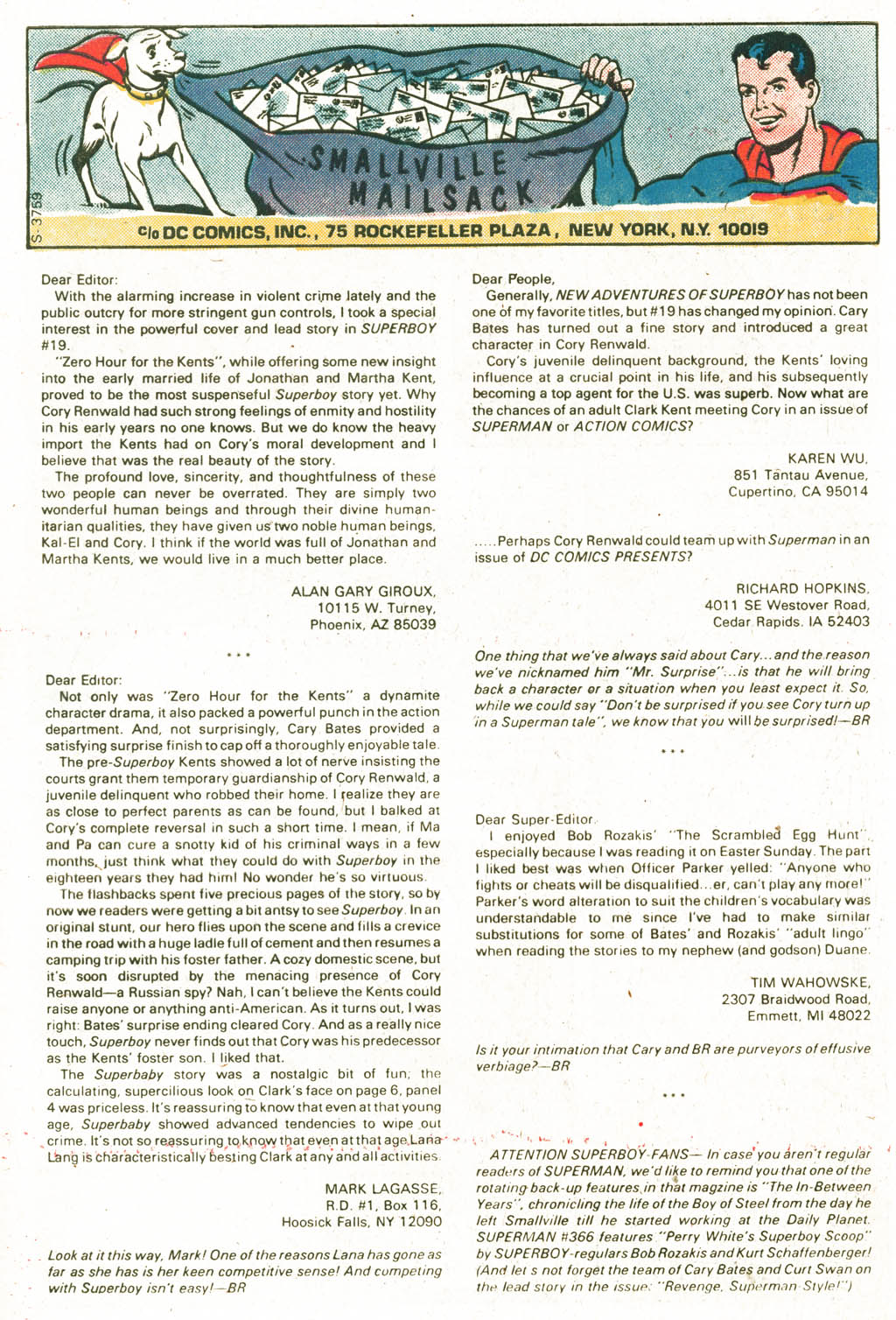 Read online The New Adventures of Superboy comic -  Issue #24 - 29