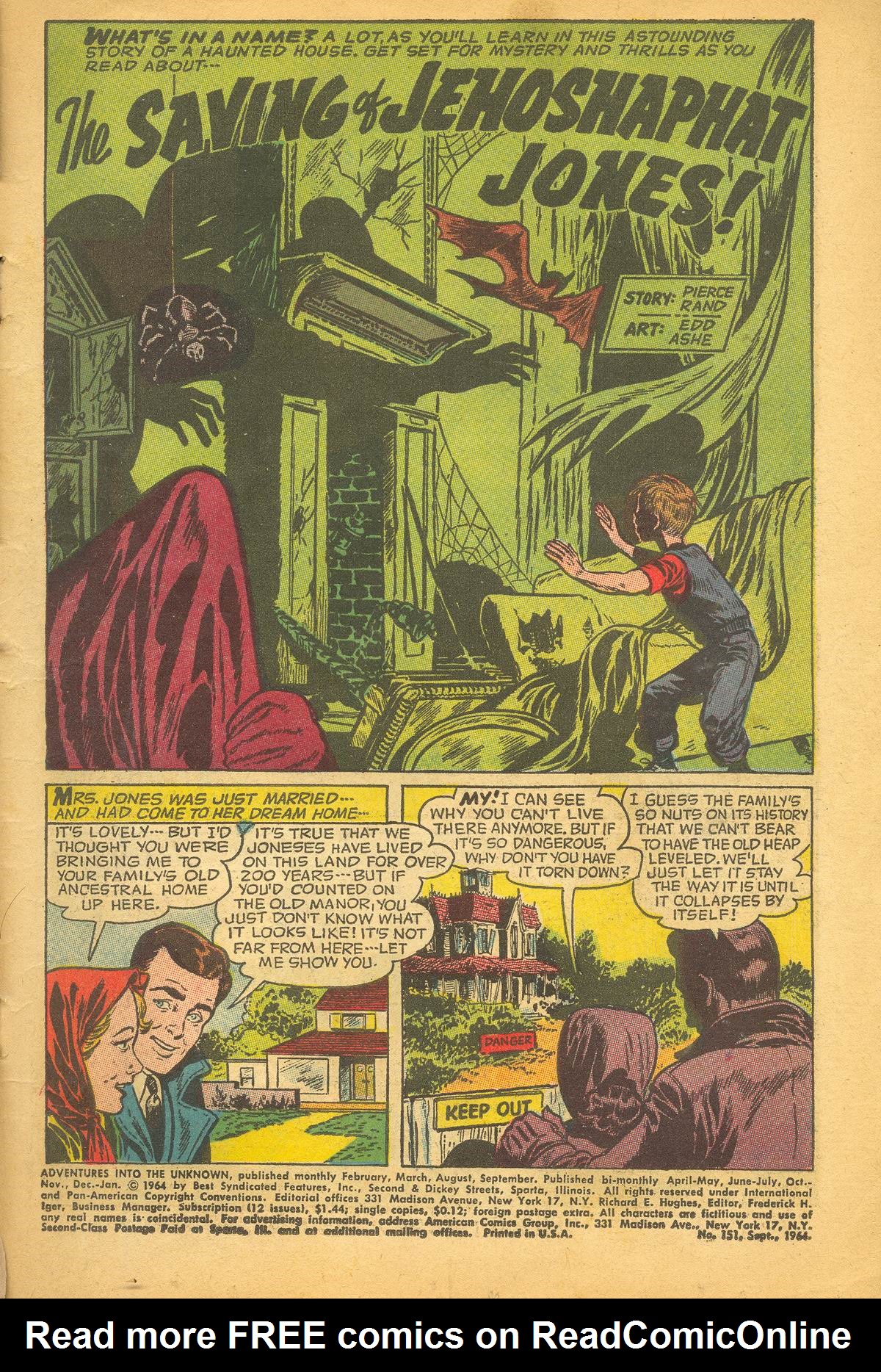 Read online Adventures Into The Unknown comic -  Issue #151 - 3