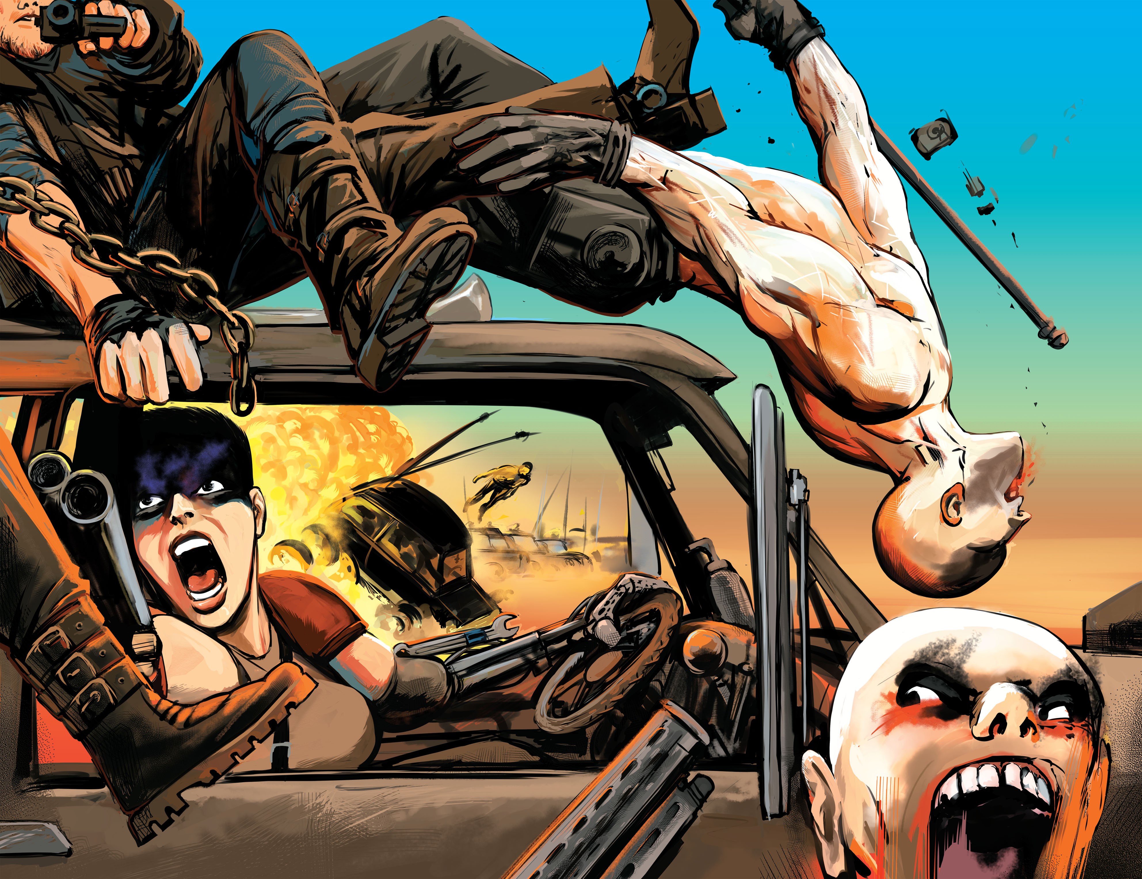 Read online Mad Max: Fury Road Inspired Artists Deluxe Edition comic -  Issue # TPB - 23