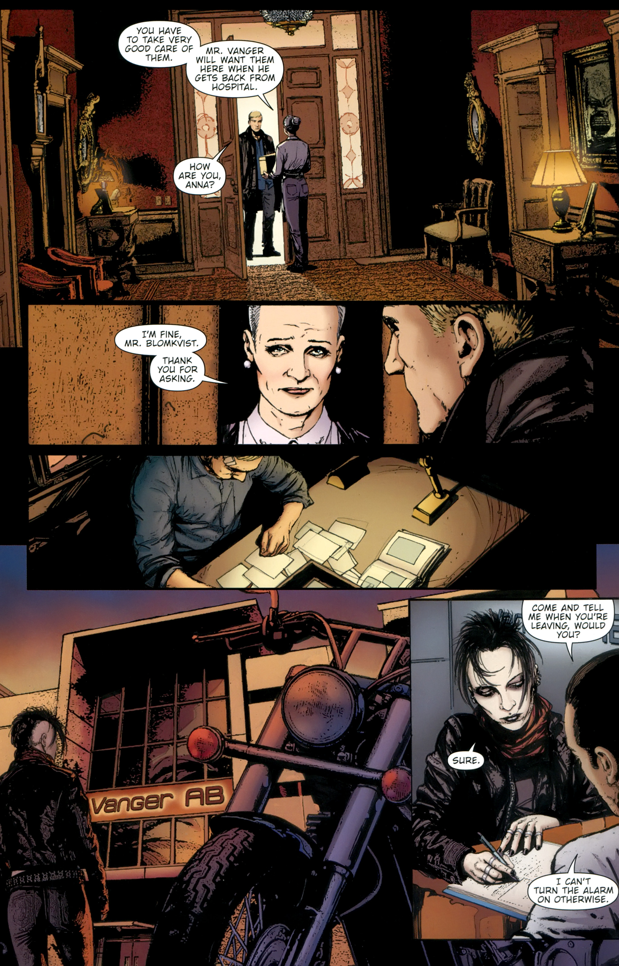 Read online The Girl With the Dragon Tattoo comic -  Issue # TPB 2 - 74
