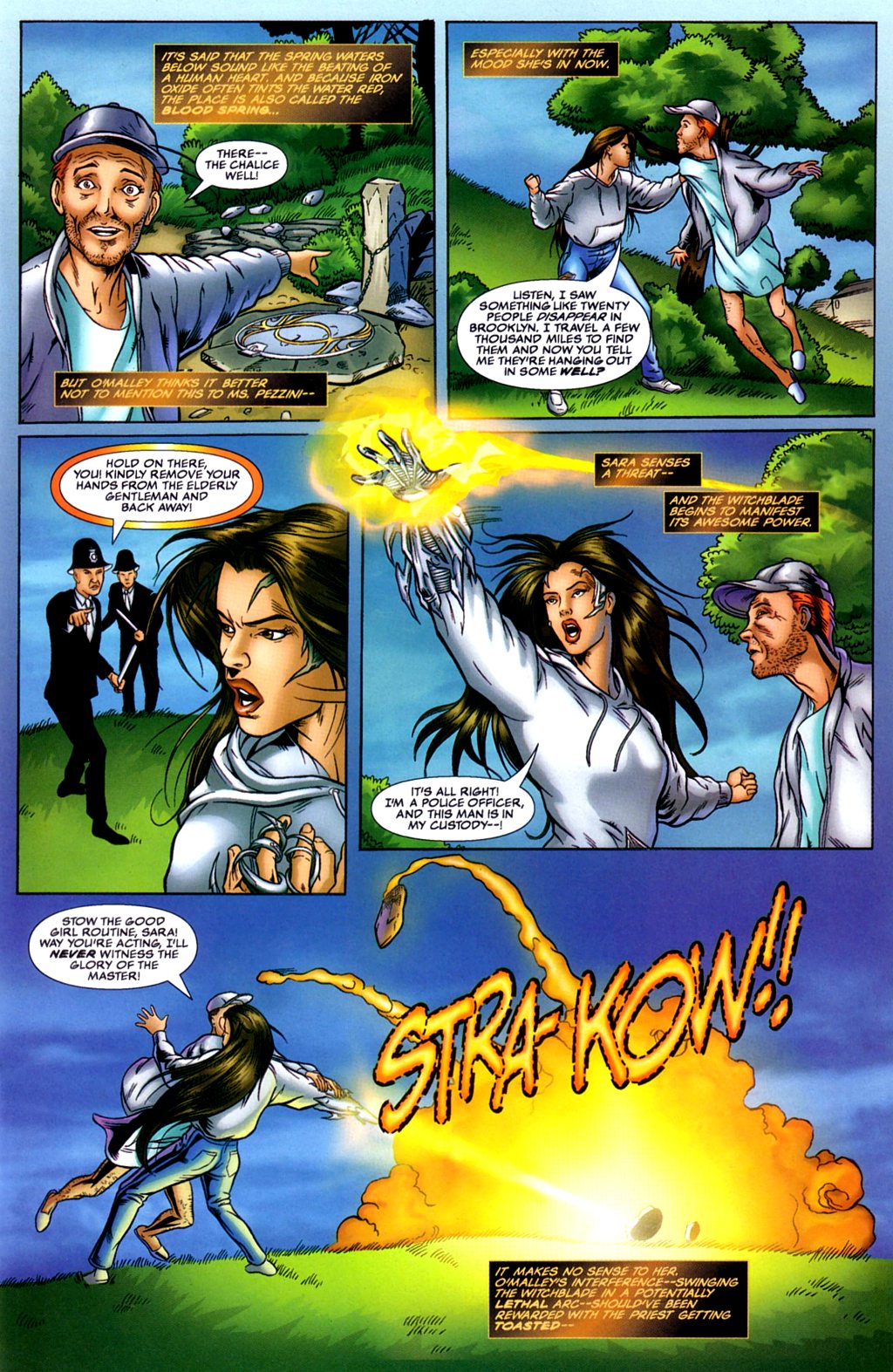 Read online Tomoe/Witchblade: Fire Sermon comic -  Issue # Full - 19