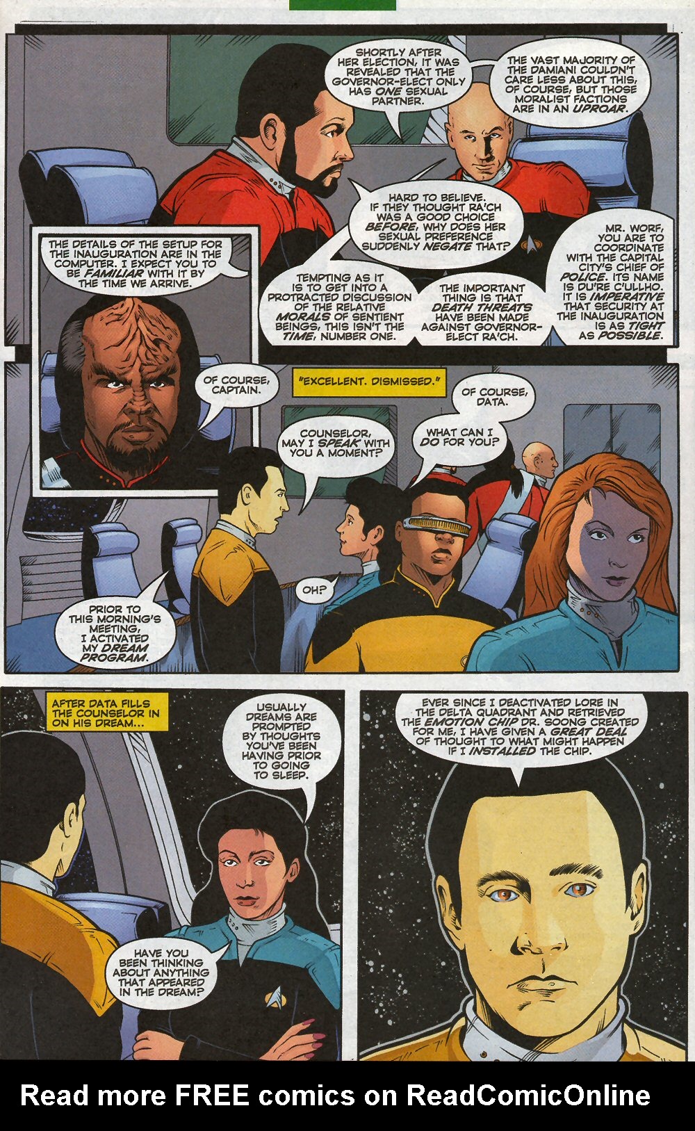 Read online Star Trek: The Next Generation - Perchance to Dream comic -  Issue #1 - 12