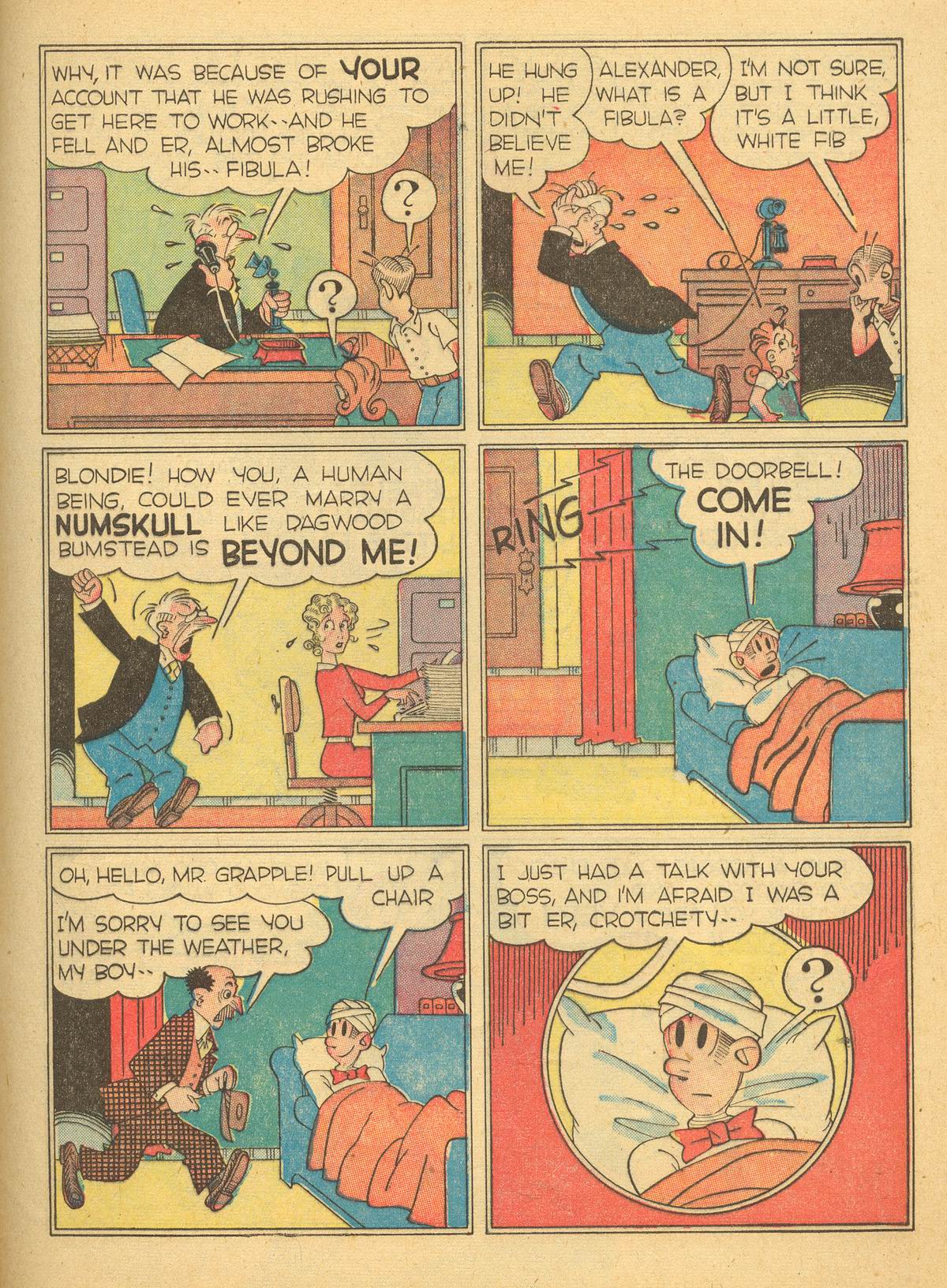 Read online Blondie Comics (1947) comic -  Issue #3 - 33