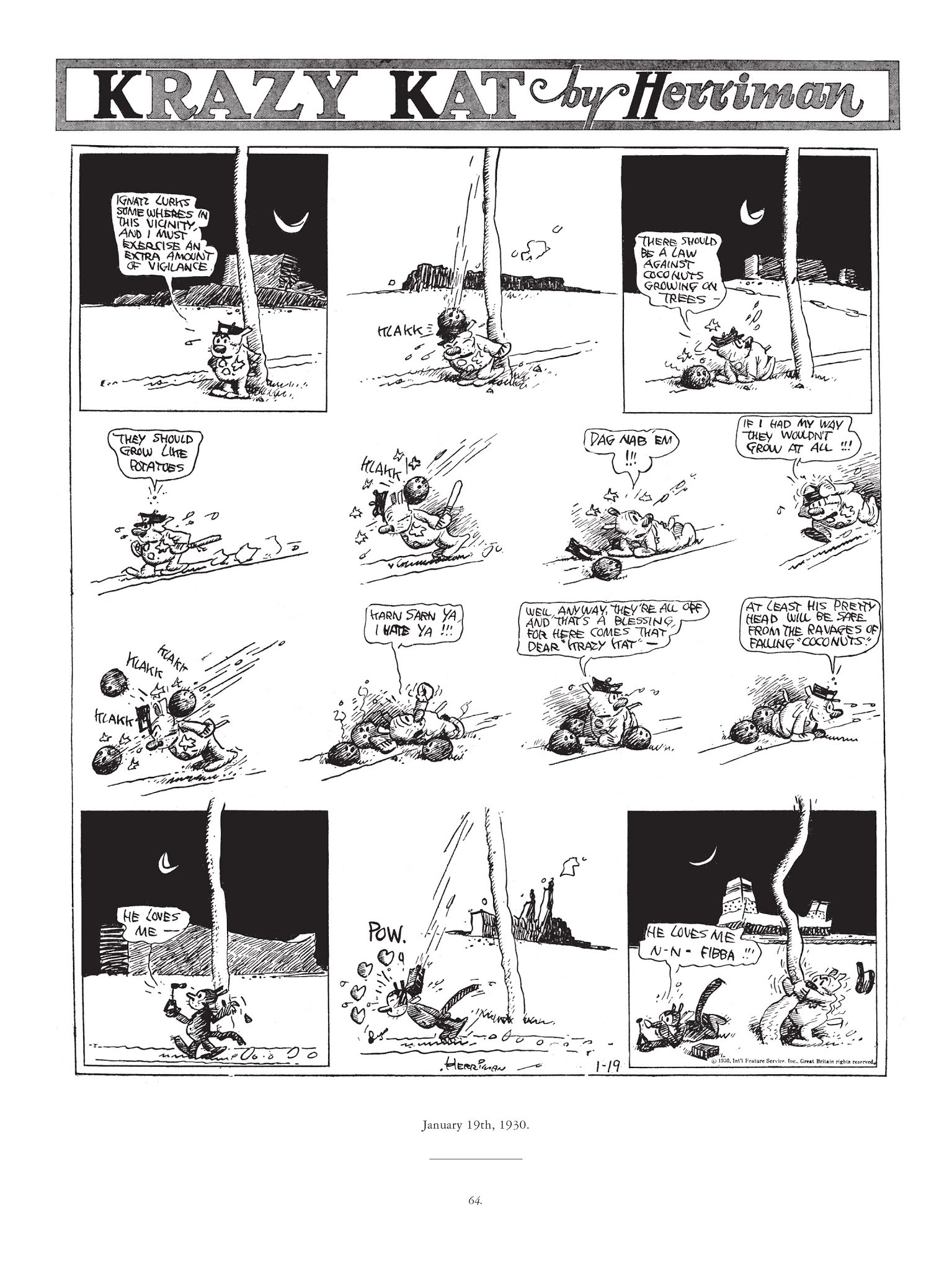 Read online Krazy & Ignatz comic -  Issue # TPB 6 - 62
