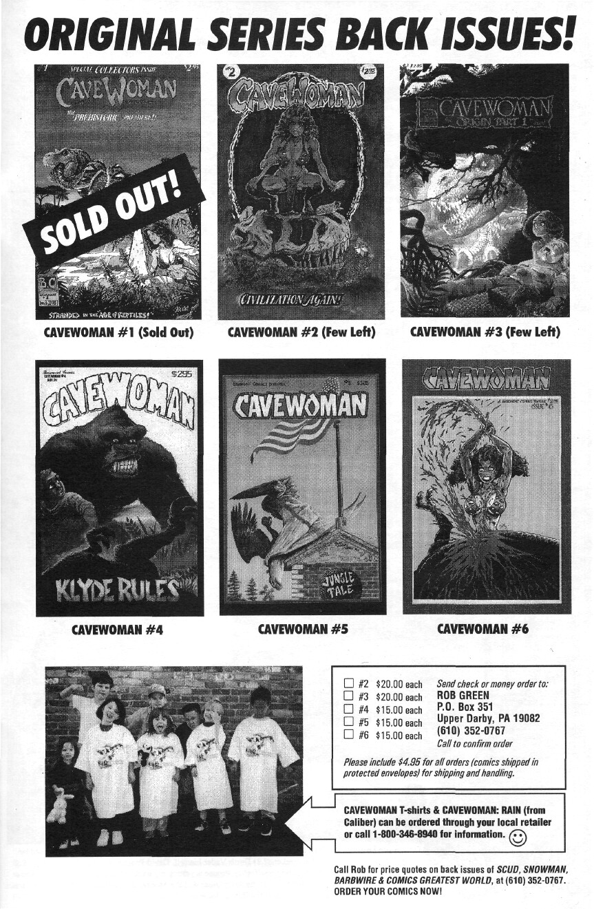 Read online Cavewoman: Rain comic -  Issue #5 - 32