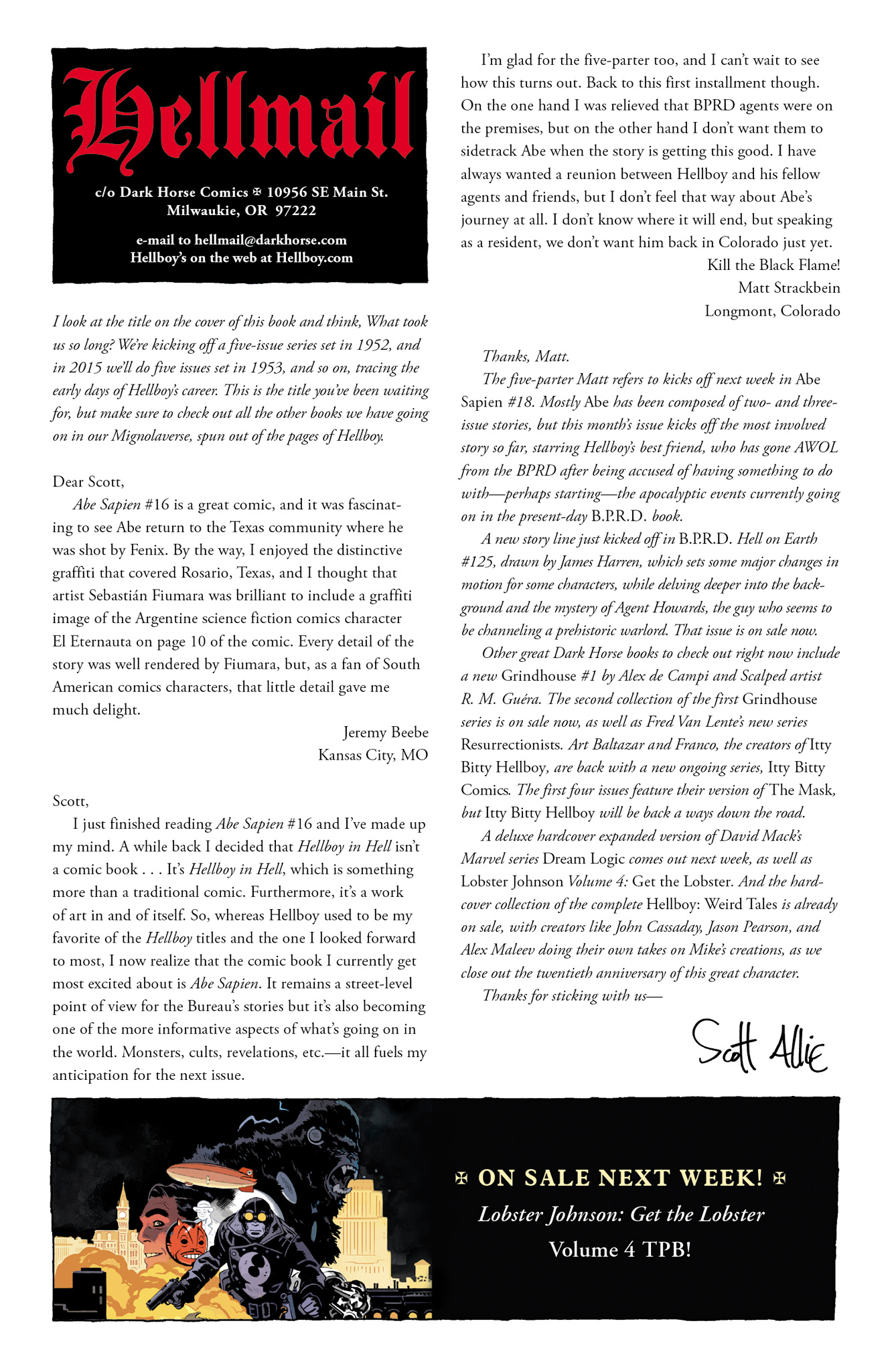 Read online Hellboy and the B.P.R.D. comic -  Issue #1 - 25