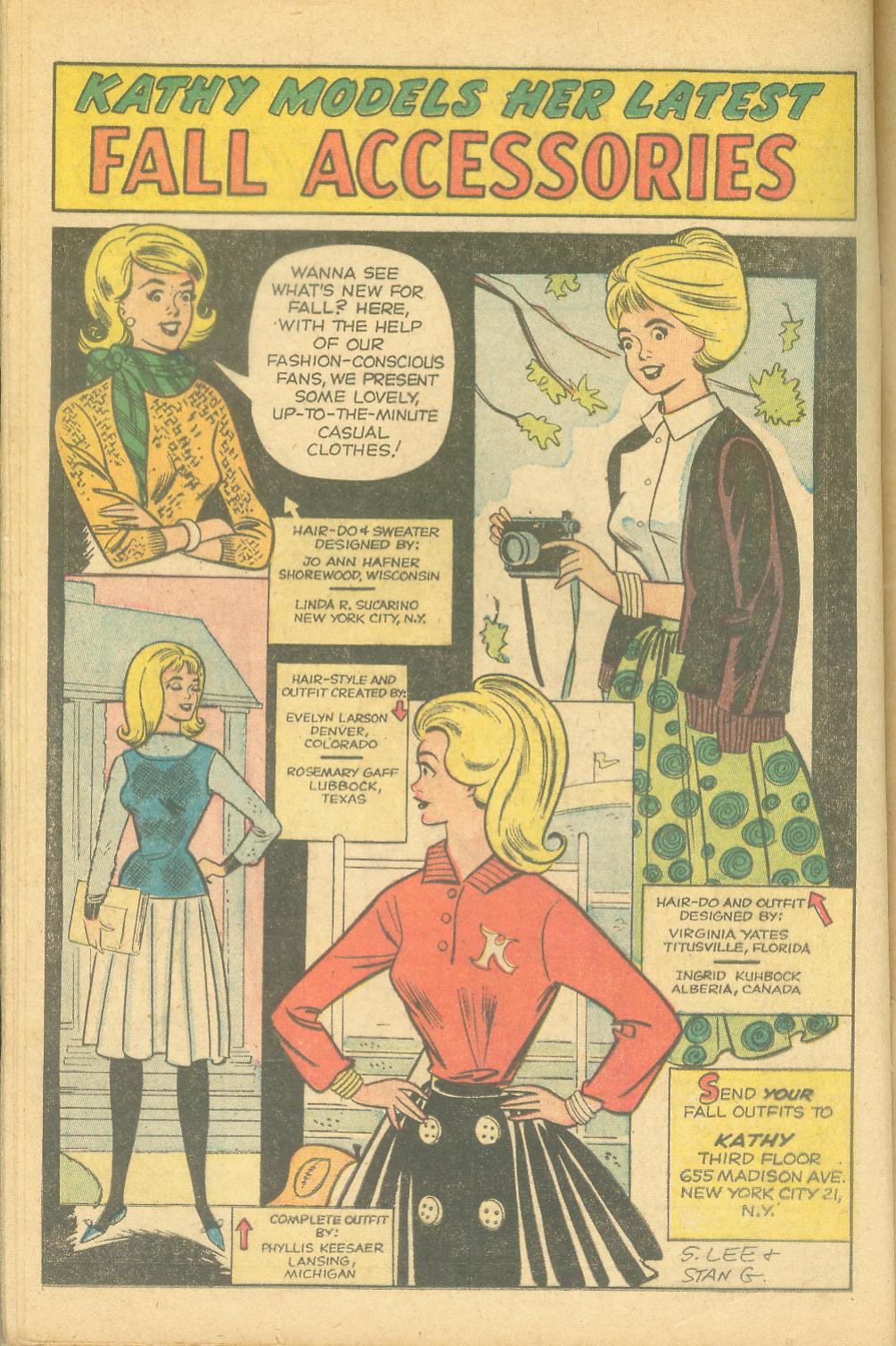 Read online Kathy (1959) comic -  Issue #20 - 22