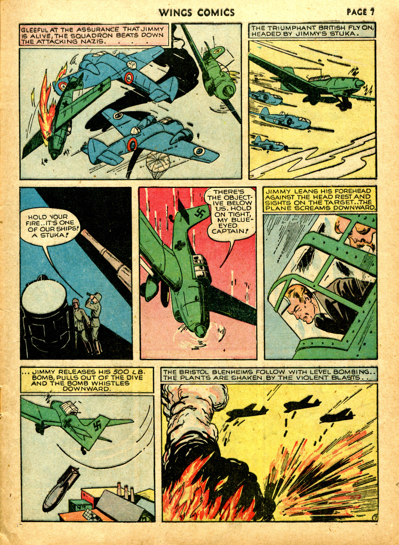 Read online Wings Comics comic -  Issue #6 - 9