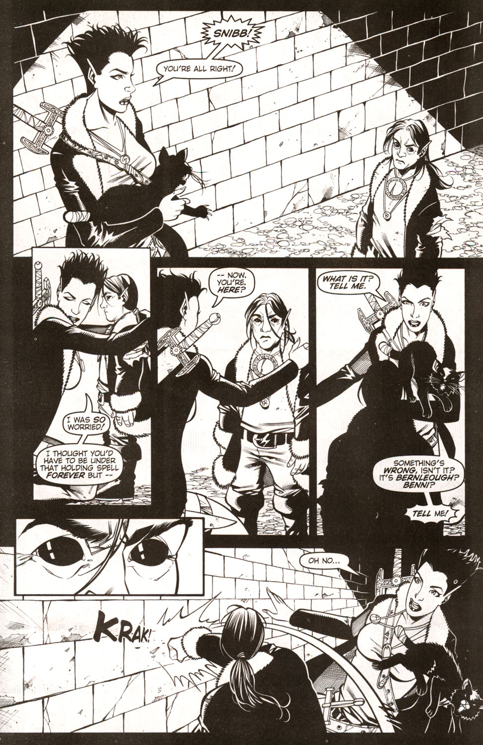 Read online Dungeons & Dragons: Black & White comic -  Issue #6 - 6