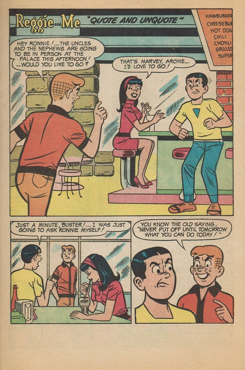 Read online Reggie and Me (1966) comic -  Issue #31 - 13