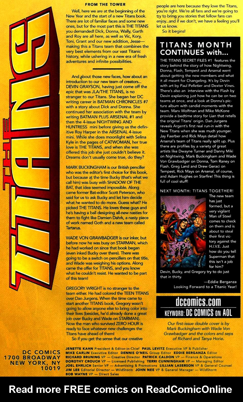 Read online The Titans (1999) comic -  Issue #1 - 26